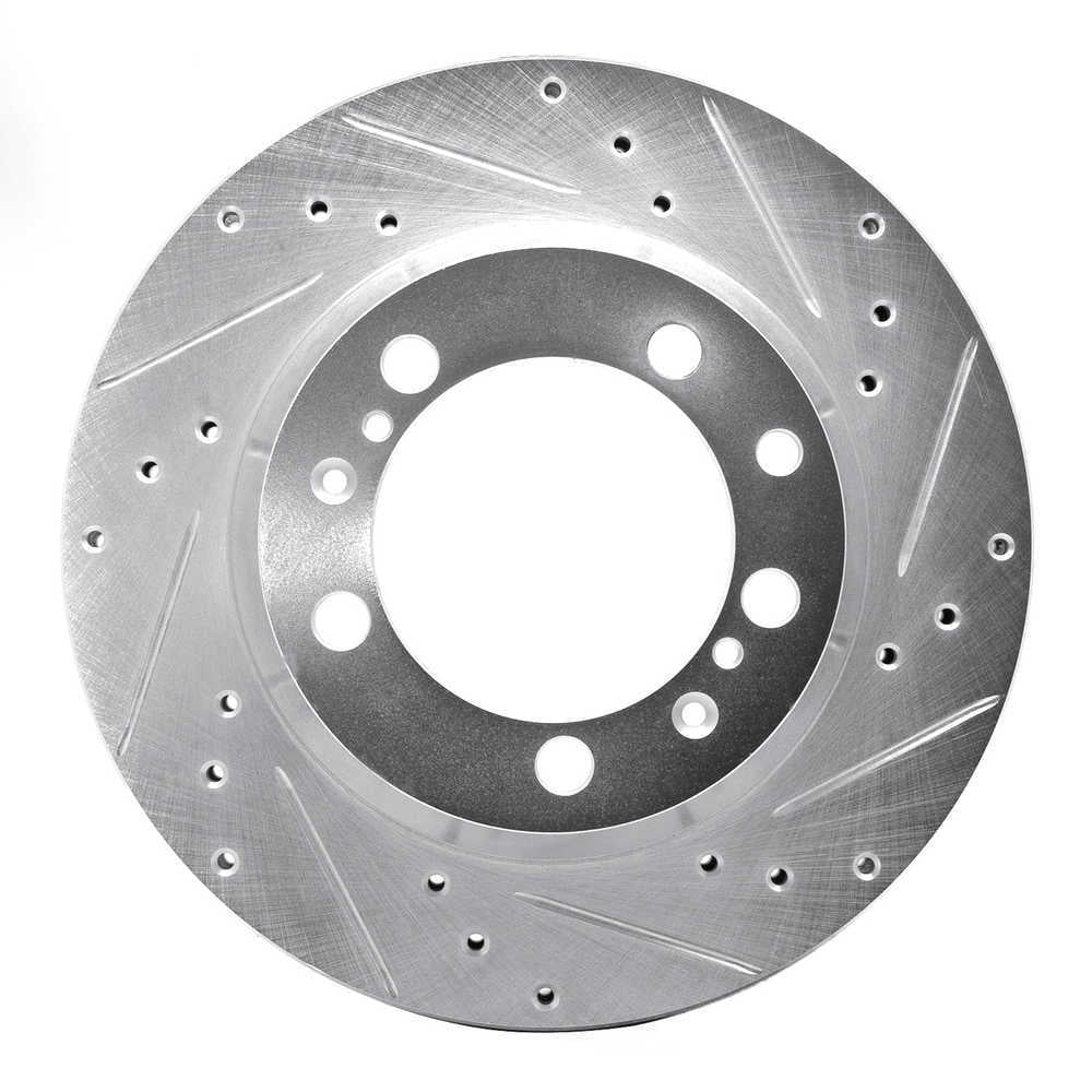 Dynamic Friction Company 631-02030D DFC Brake Rotor - Drilled And Slotted - Silver