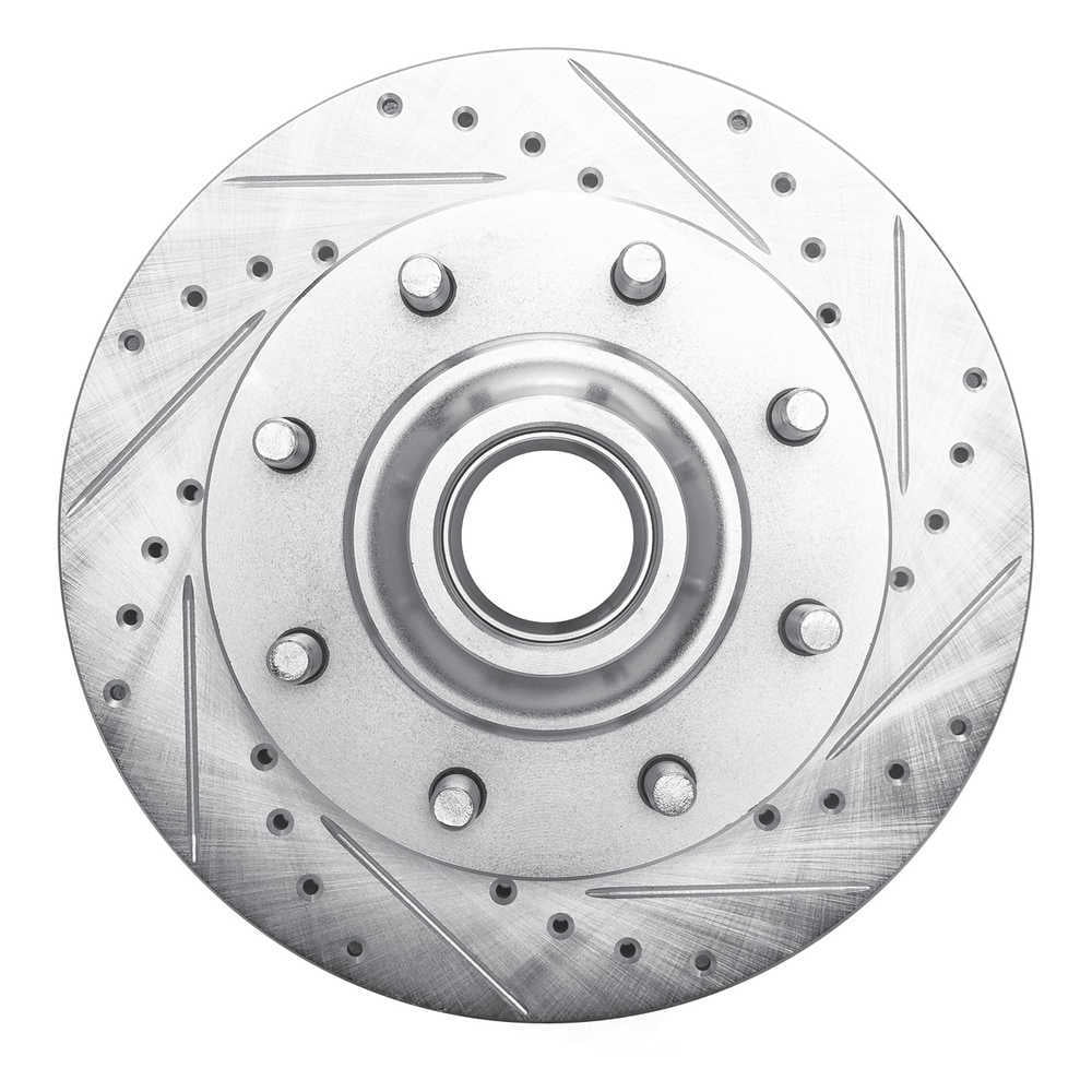 Dynamic Friction Company 631-48021R DFC Brake Rotor - Drilled And Slotted - Silver