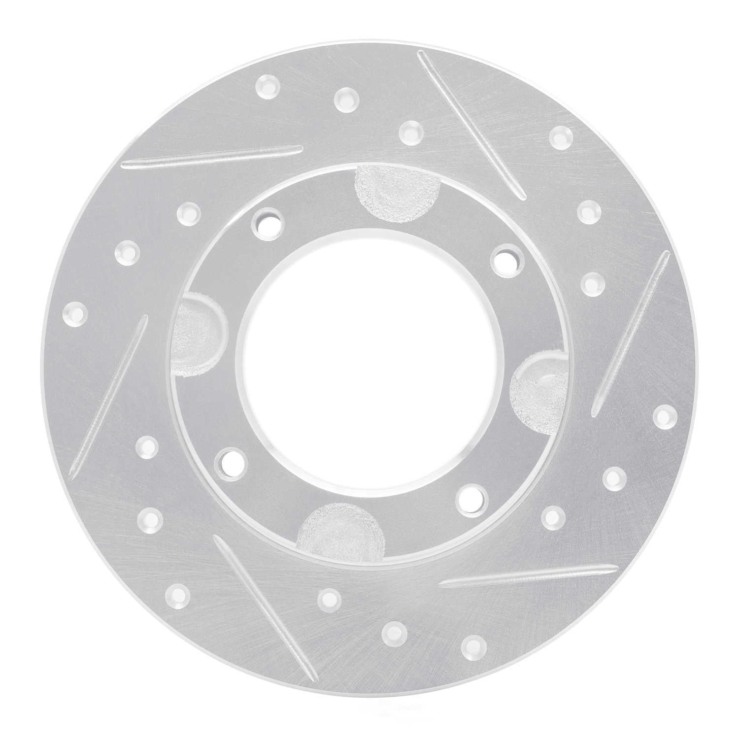 Dynamic Friction Company 631-59002R DFC Brake Rotor - Drilled And Slotted - Silver