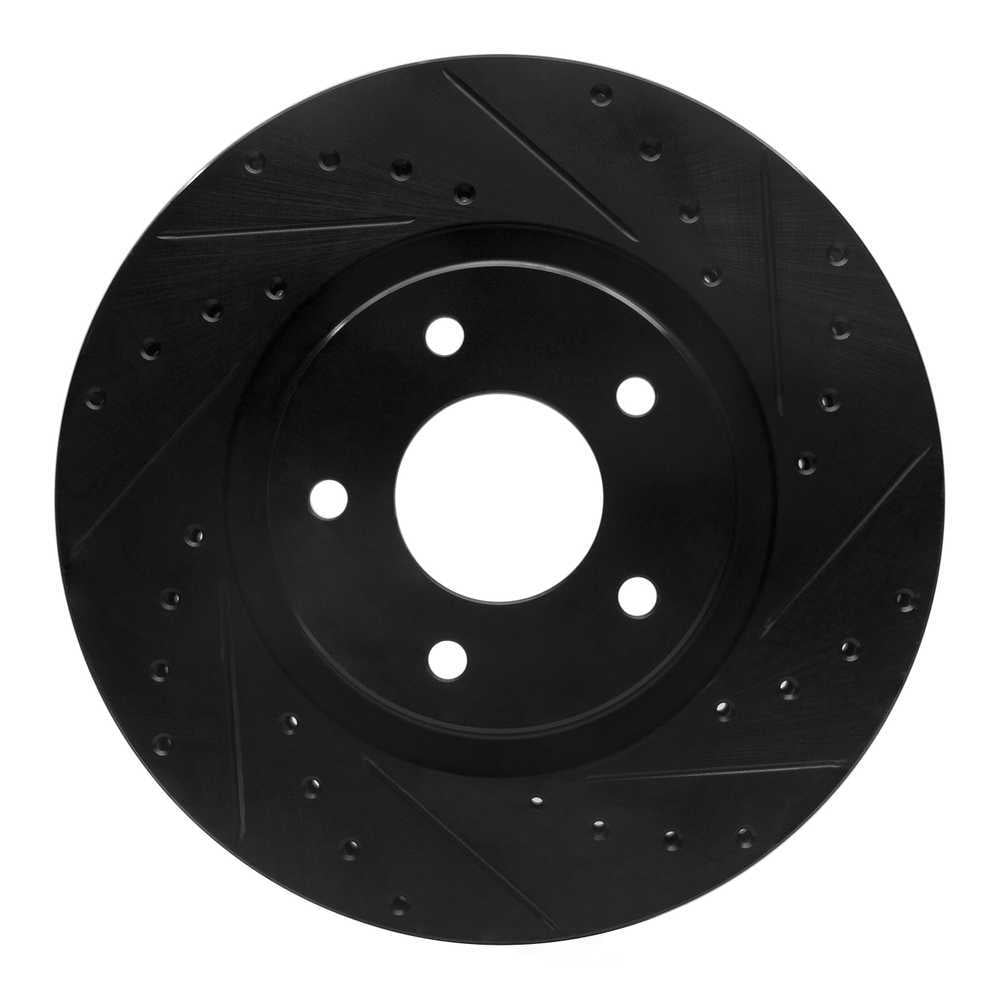 Dynamic Friction Company 633-20011R DFC Brake Rotor - Drilled And Slotted - Black