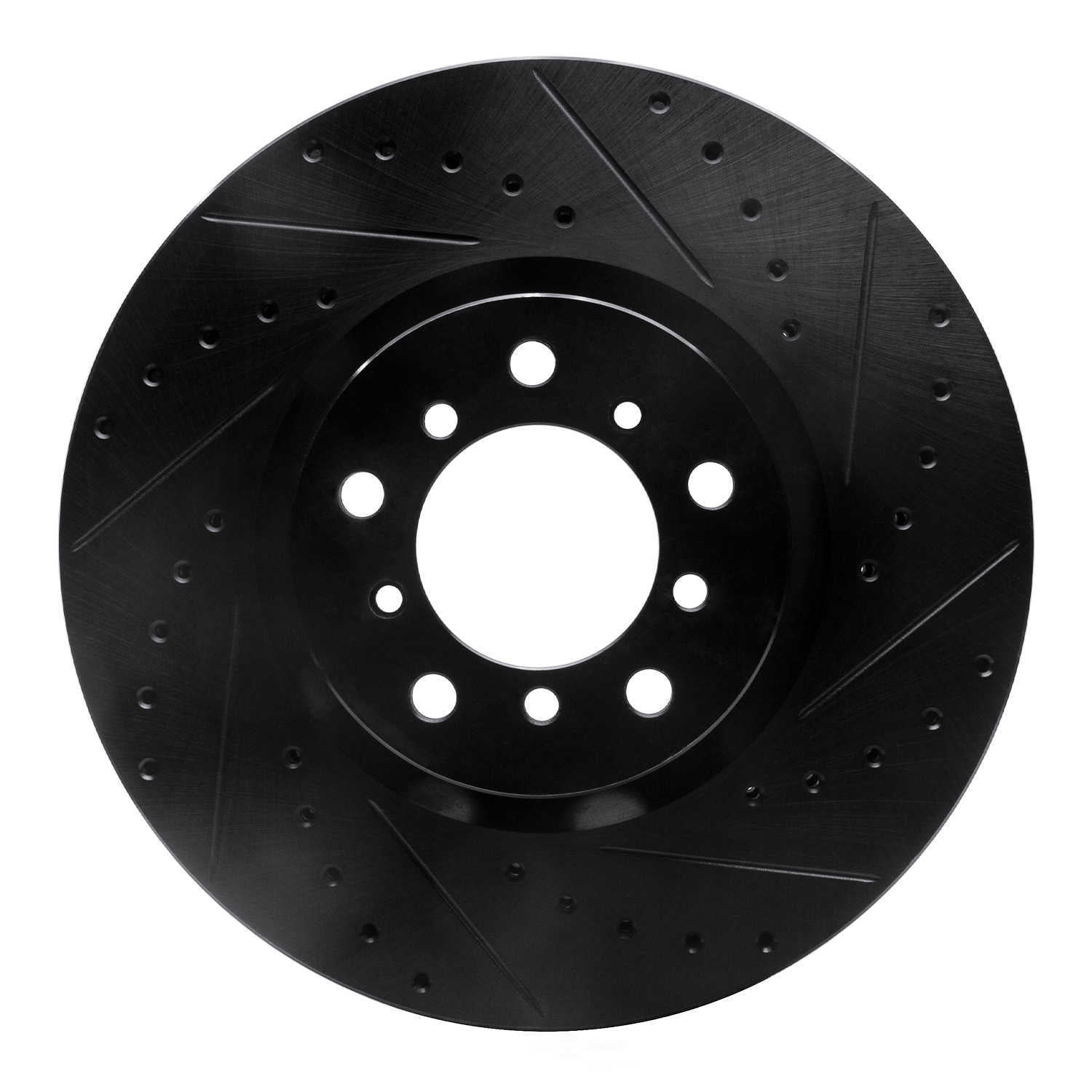 Dynamic Friction Company 633-31056D DFC Brake Rotor - Drilled And Slotted - Black