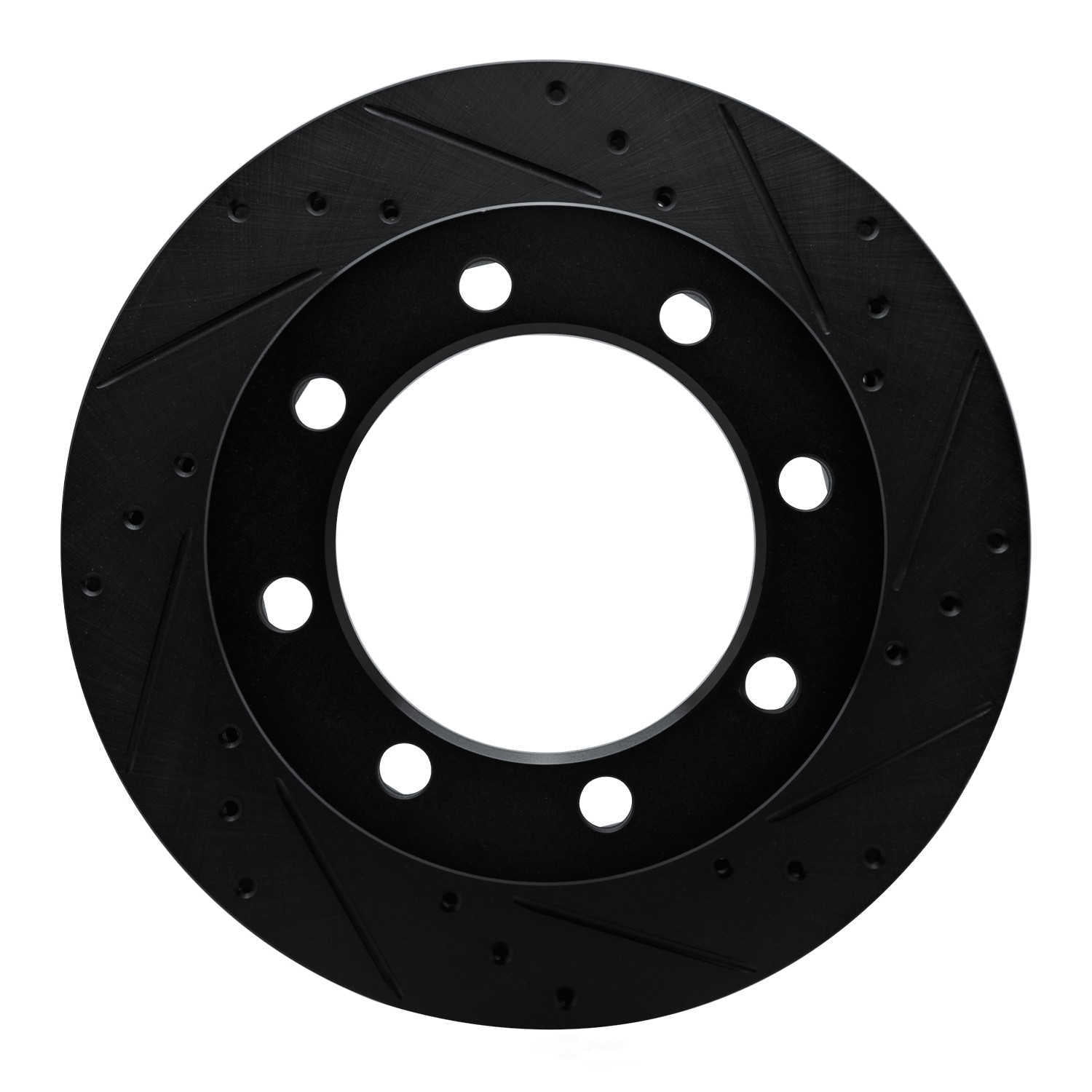 Dynamic Friction Company 633-40047R DFC Brake Rotor - Drilled And Slotted - Black