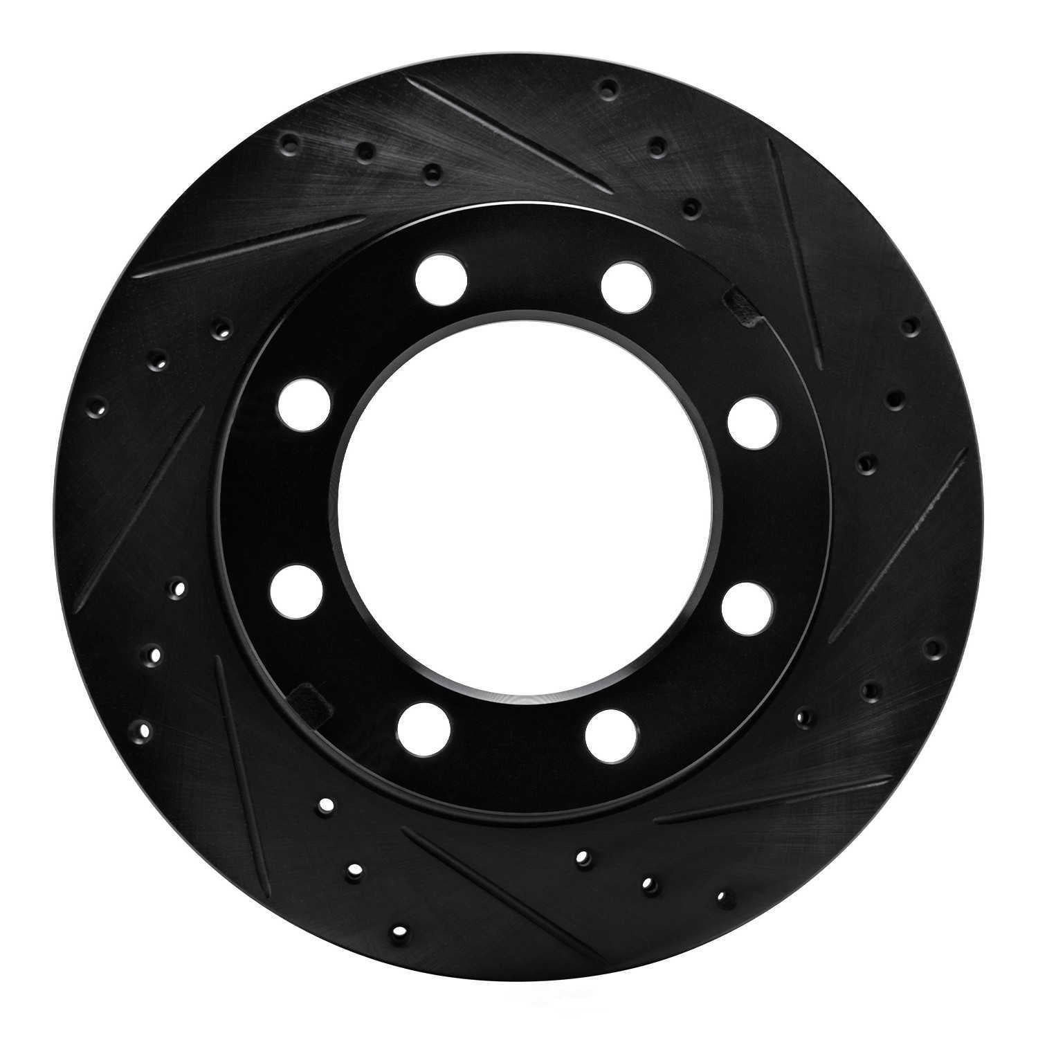 Dynamic Friction Company 633-40051R DFC Brake Rotor - Drilled And Slotted - Black
