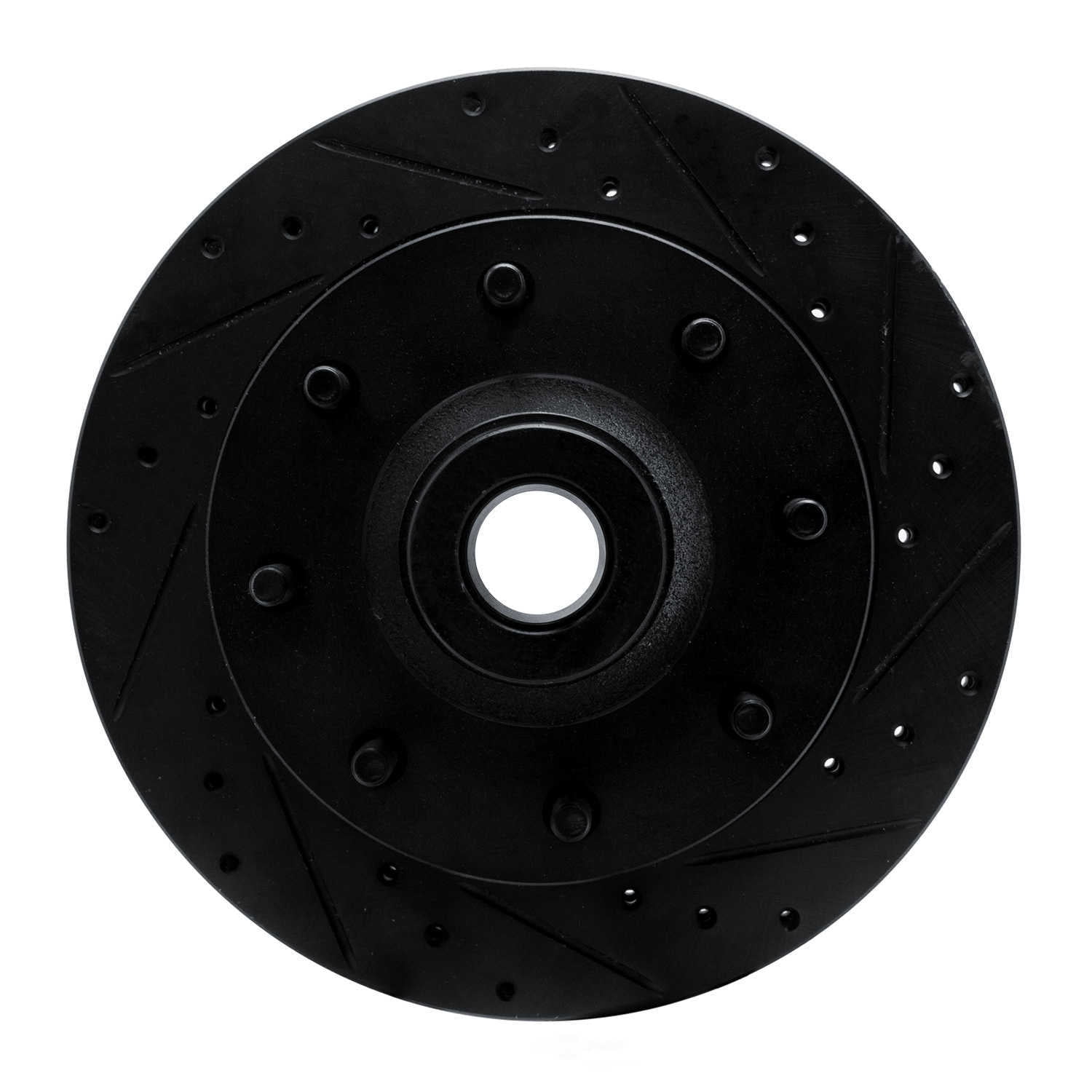 Dynamic Friction Company 633-40059R DFC Brake Rotor - Drilled And Slotted - Black