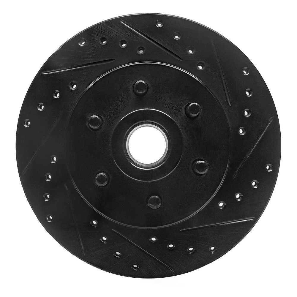 Dynamic Friction Company 633-40068R DFC Brake Rotor - Drilled And Slotted - Black