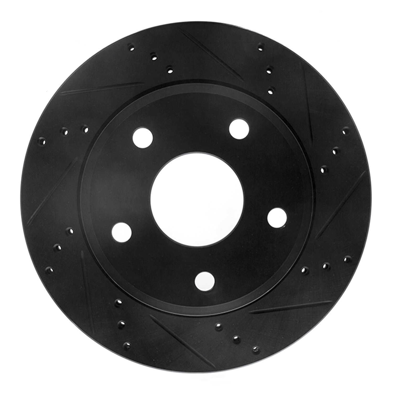 Dynamic Friction Company 633-40105R DFC Brake Rotor - Drilled And Slotted - Black