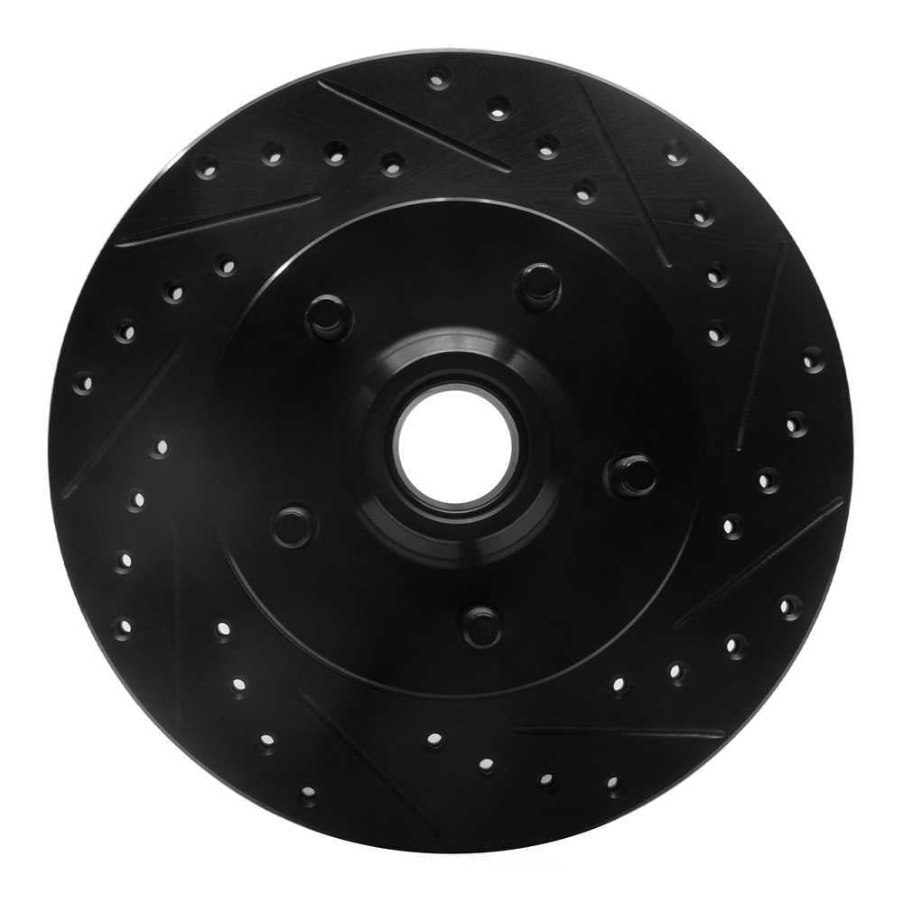 Dynamic Friction Company 633-42018R DFC Brake Rotor - Drilled And Slotted - Black