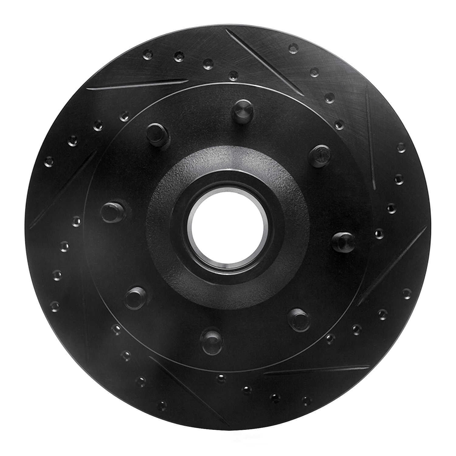 Dynamic Friction Company 633-48004R DFC Brake Rotor - Drilled And Slotted - Black