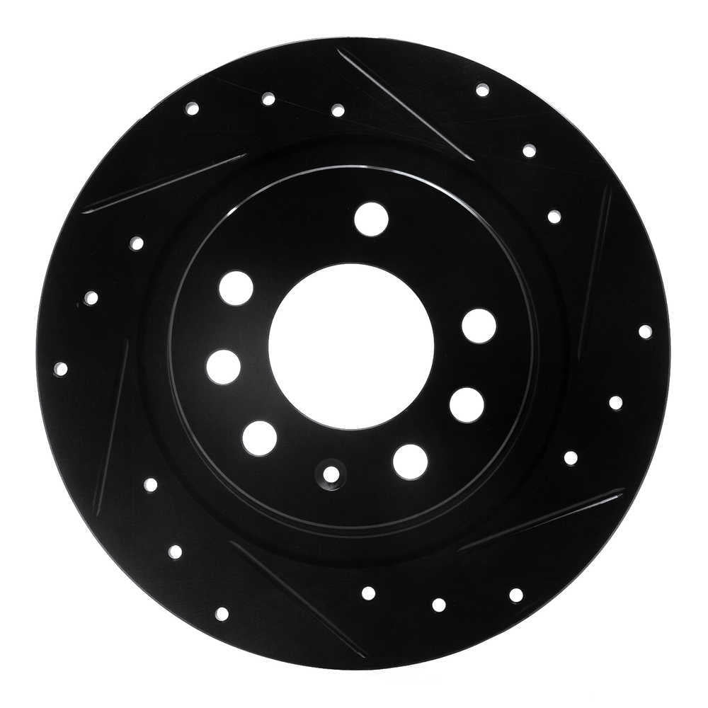 Dynamic Friction Company 633-52006R DFC Brake Rotor - Drilled And Slotted - Black