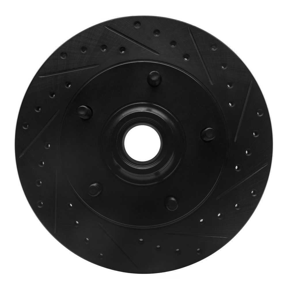 Dynamic Friction Company 633-54097R DFC Brake Rotor - Drilled And Slotted - Black