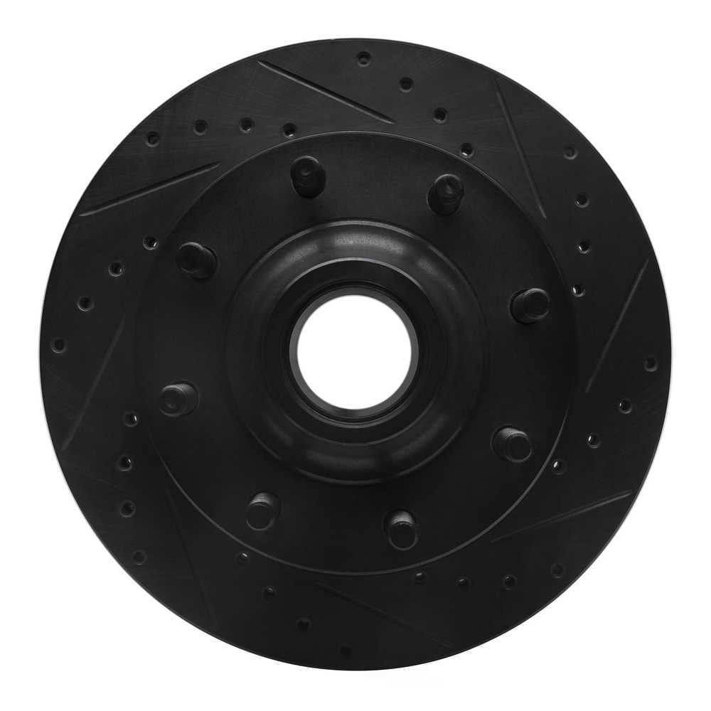 Dynamic Friction Company 633-54106R DFC Brake Rotor - Drilled And Slotted - Black