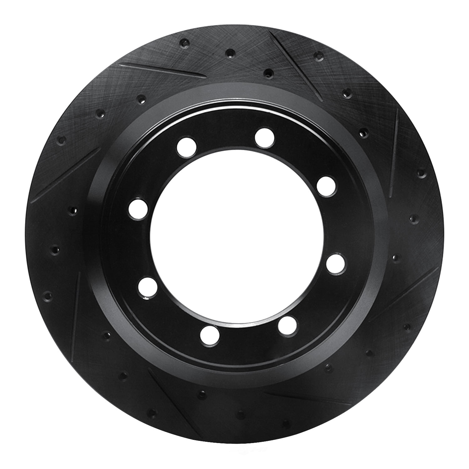 Dynamic Friction Company 633-54160R DFC Brake Rotor - Drilled And Slotted - Black