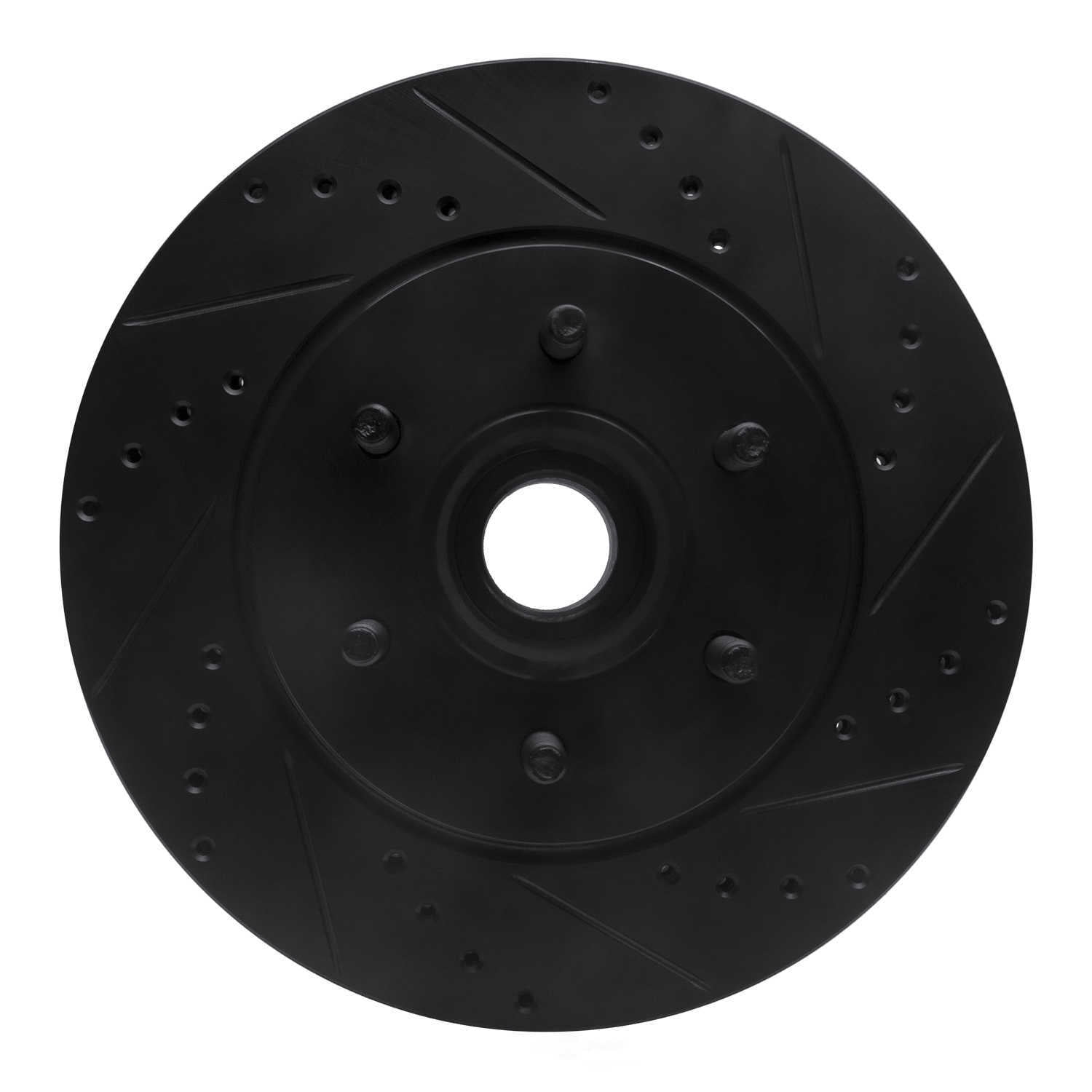 Dynamic Friction Company 633-54184R DFC Brake Rotor - Drilled And Slotted - Black