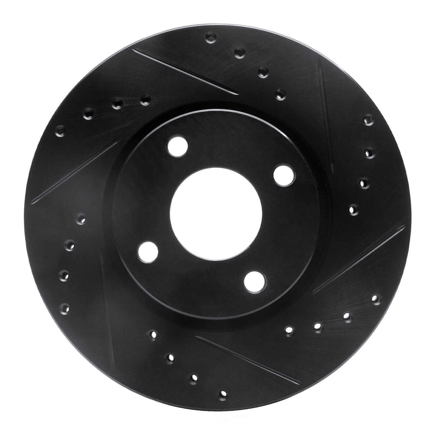 Dynamic Friction Company 633-56017R DFC Brake Rotor - Drilled And Slotted - Black