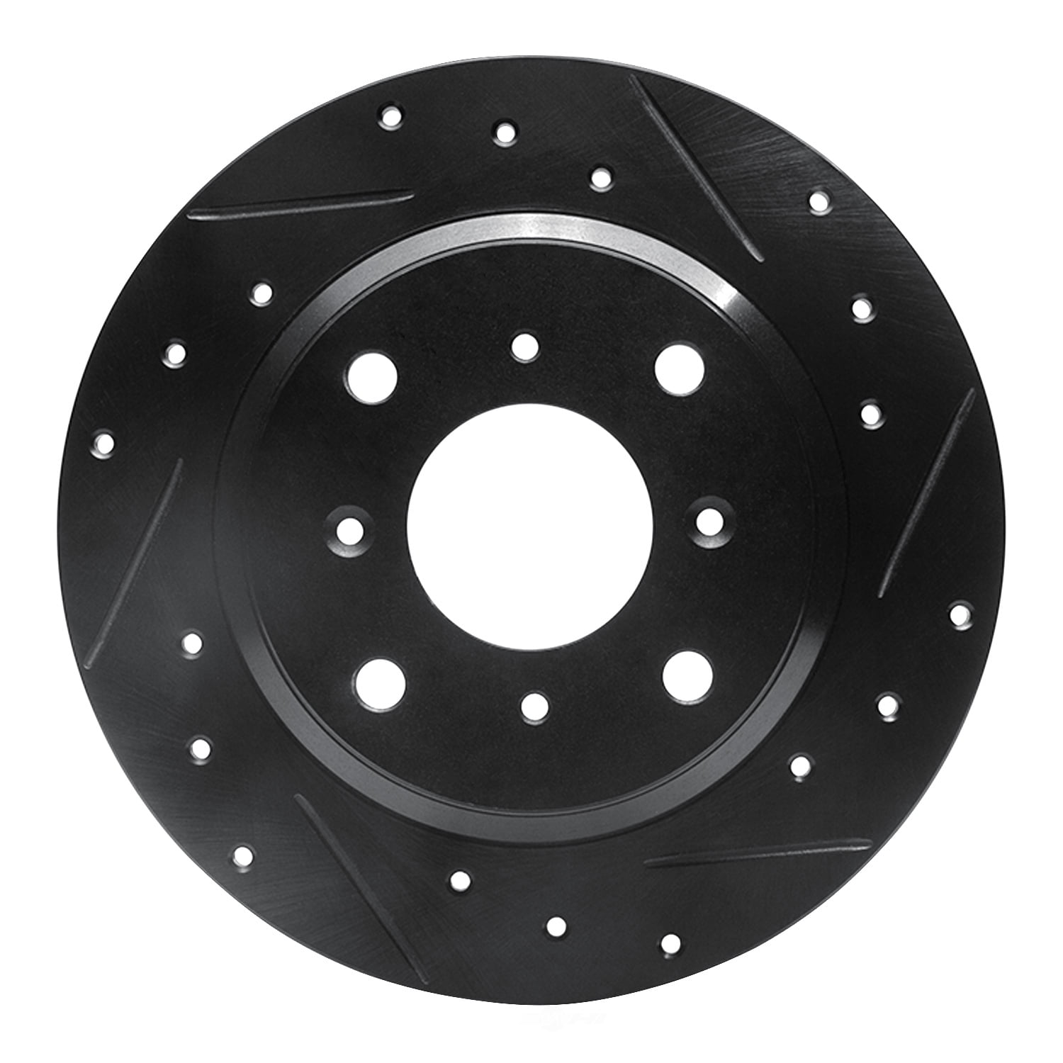 Dynamic Friction Company 633-59013R DFC Brake Rotor - Drilled And Slotted - Black