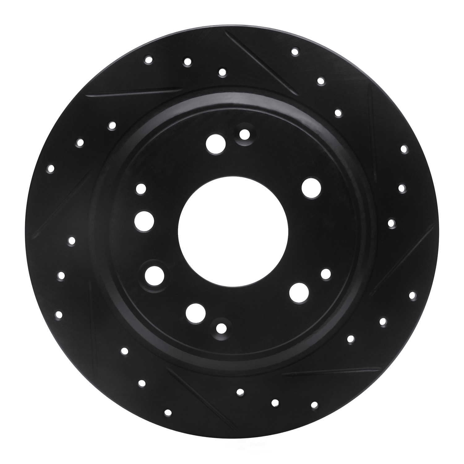 Dynamic Friction Company 633-59041R DFC Brake Rotor - Drilled And Slotted - Black