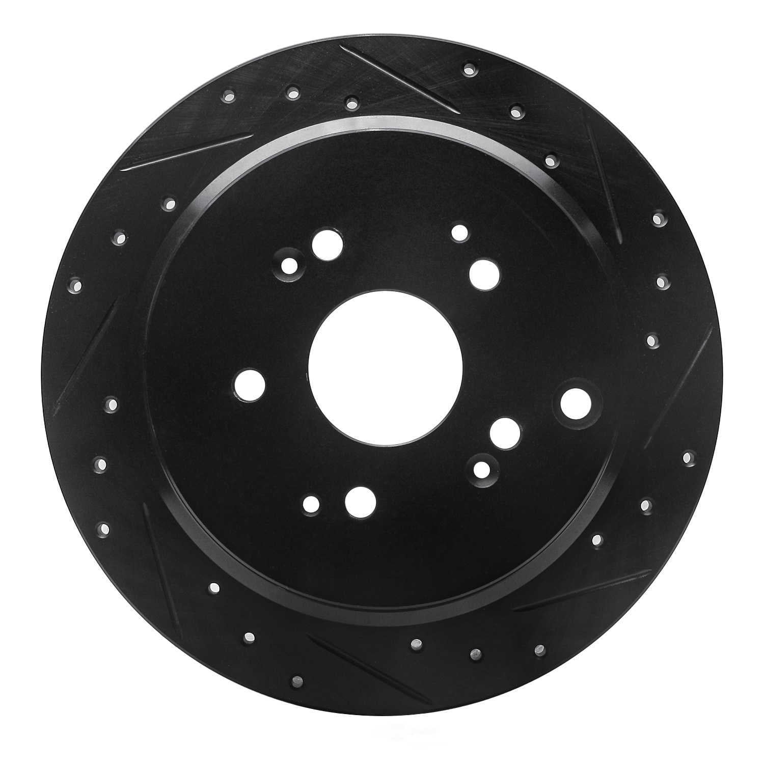 Dynamic Friction Company 633-59047R DFC Brake Rotor - Drilled And Slotted - Black