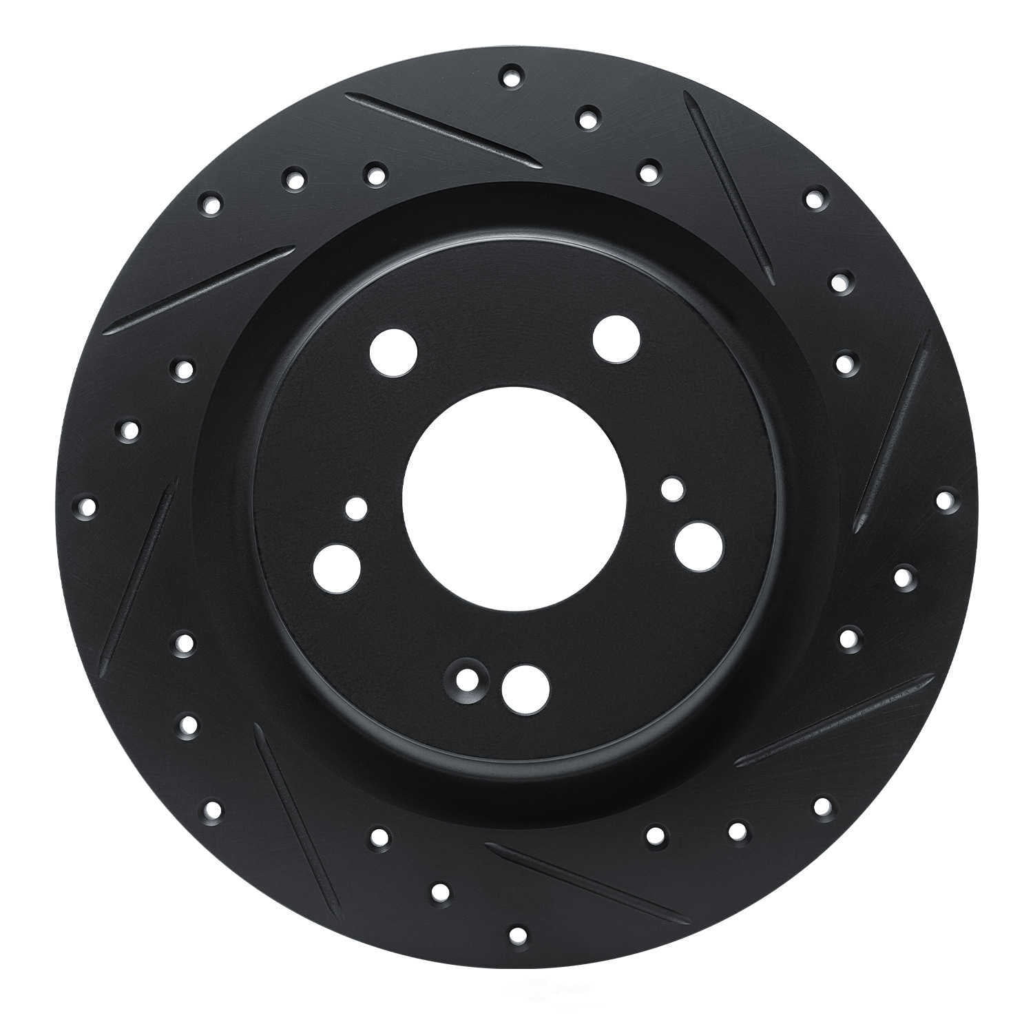 Dynamic Friction Company 633-59067R DFC Brake Rotor - Drilled And Slotted - Black