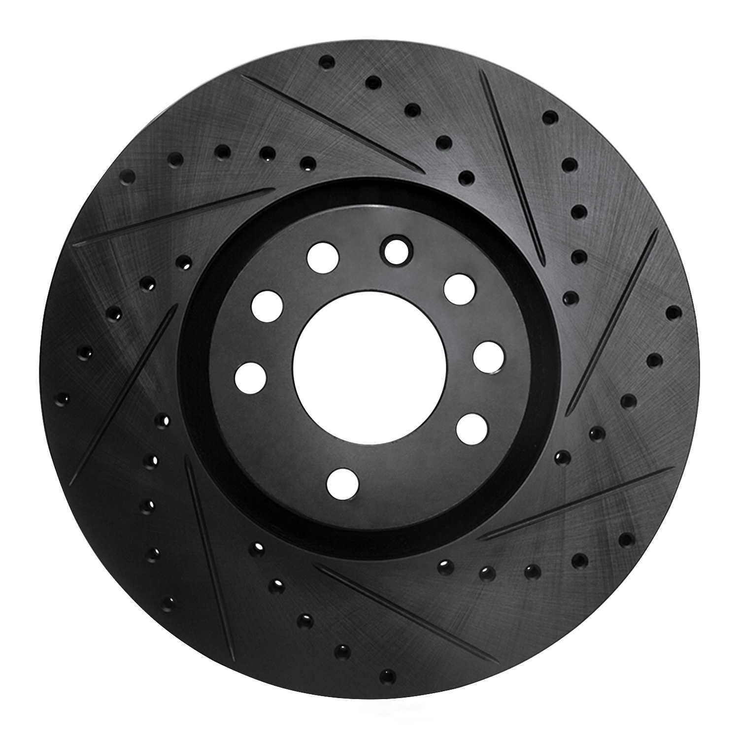Dynamic Friction Company 633-65019R DFC Brake Rotor - Drilled And Slotted - Black