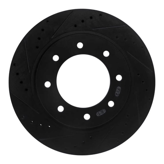 Dynamic Friction Company 633-67102L DFC Brake Rotor - Drilled And ...