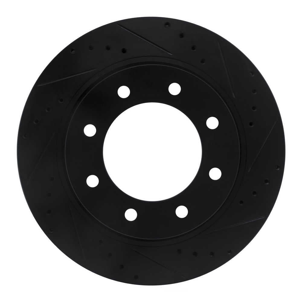 Dynamic Friction Company 633-67102R DFC Brake Rotor - Drilled And Slotted - Black