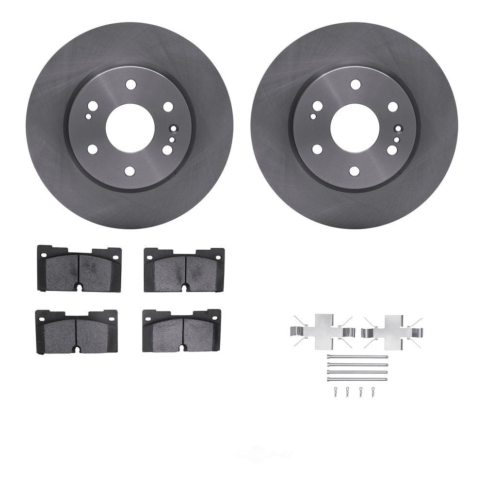 Dynamic Friction Company 6412-47046 DFC Rotors with Ultimate Duty Performance Brake Pads includes