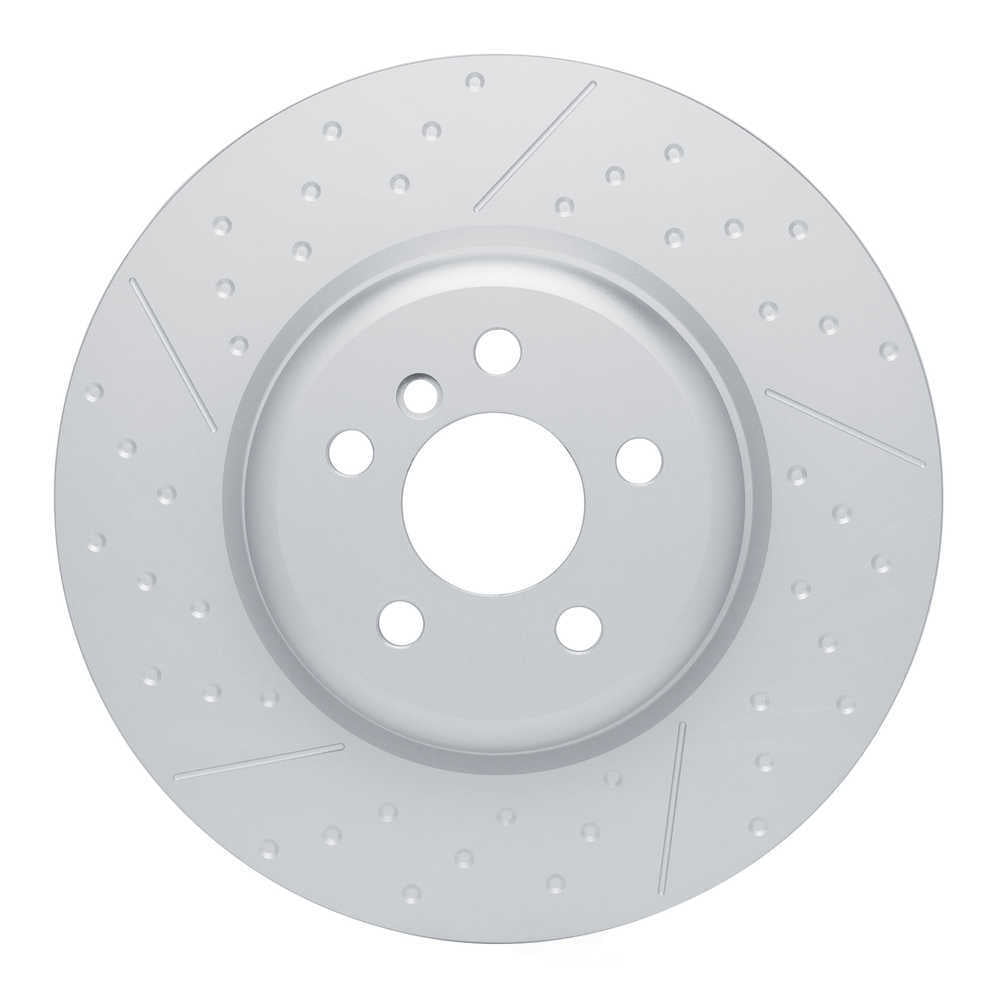 Dynamic Friction Company 644-31196D DFC Geospec Coated Rotor - Dimpled And Slotted