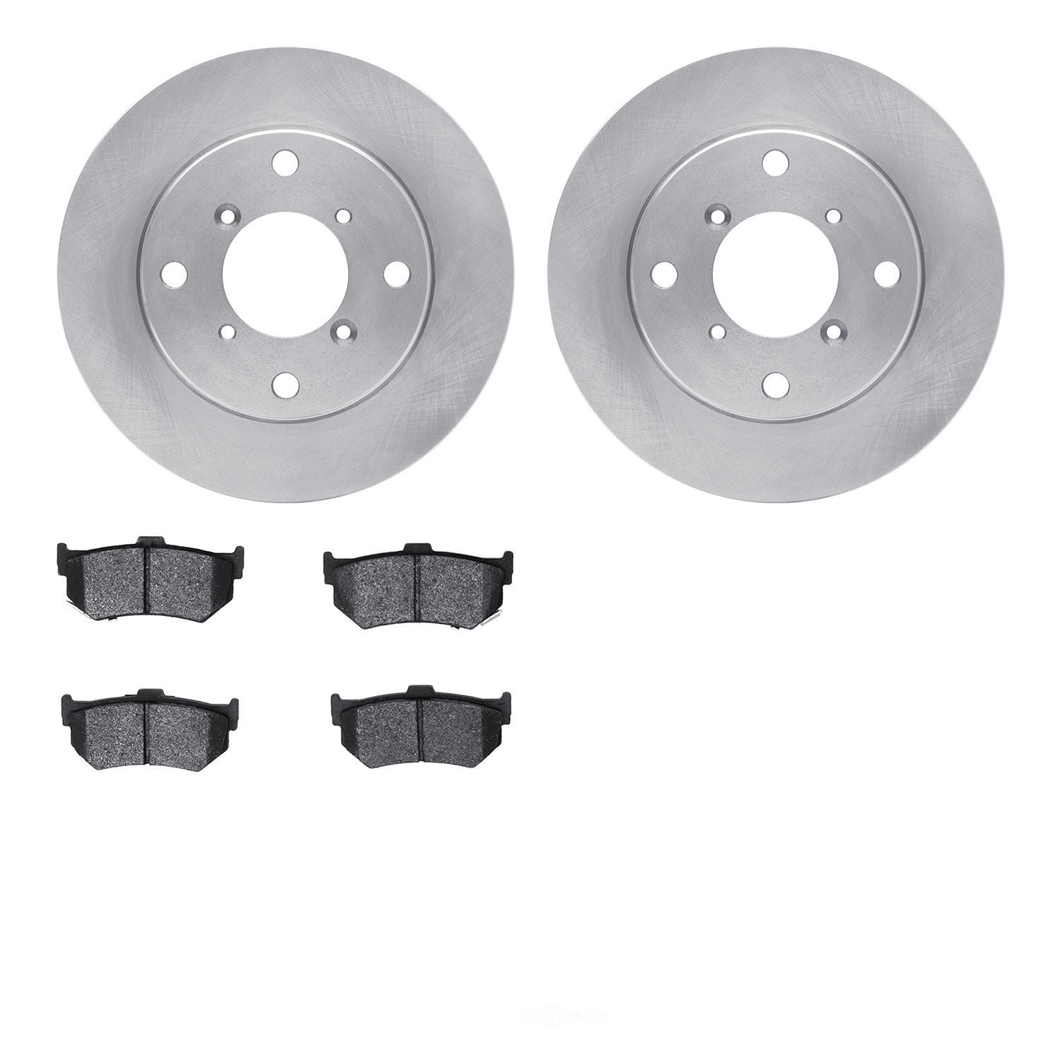 Dynamic Friction Company 6502-01020 DFC Brake Rotor with 5000 Advanced Brake Pads