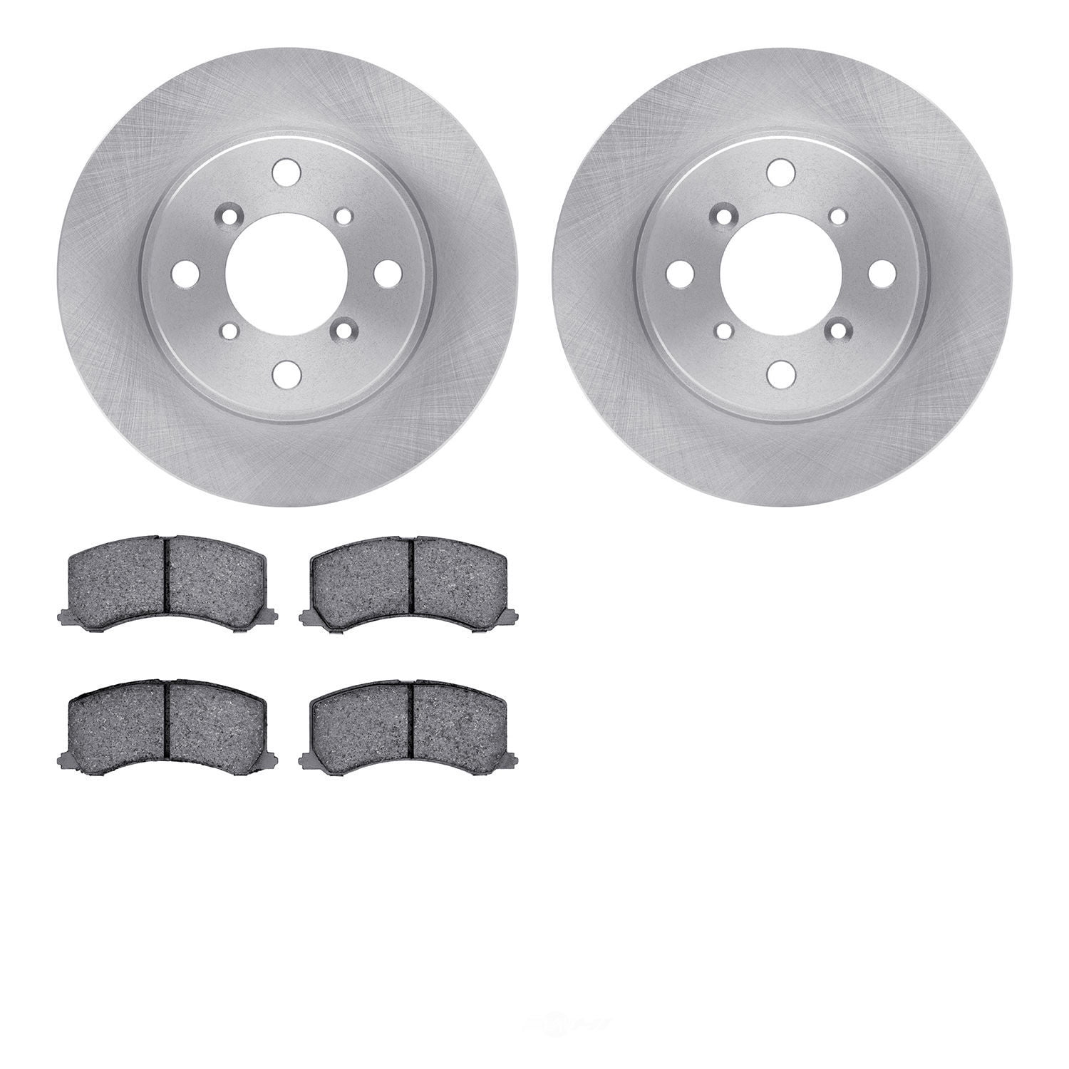 Dynamic Friction Company 6502-01023 DFC Brake Rotor with 5000 Advanced Brake Pads