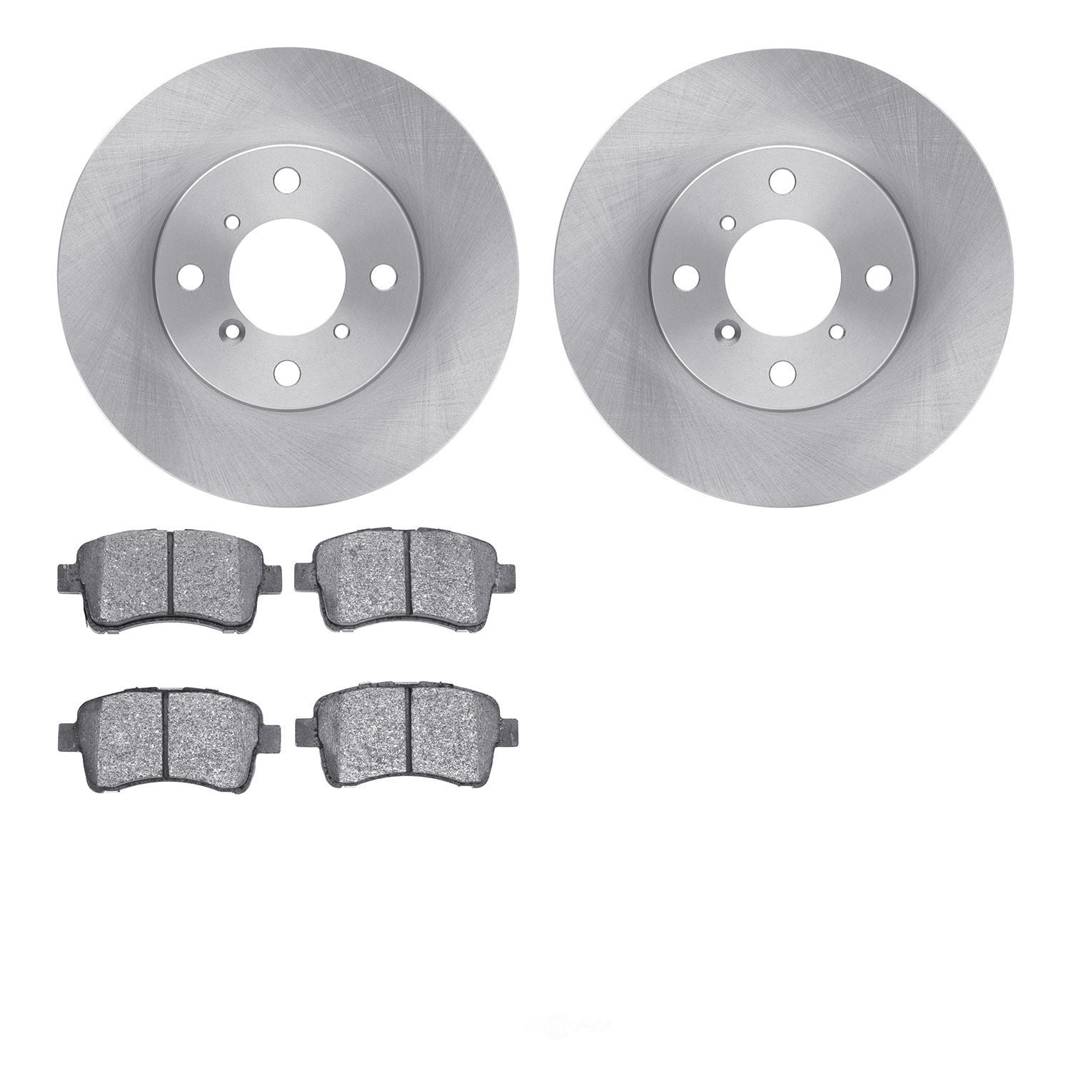 Dynamic Friction Company 6502-01031 DFC Brake Rotor with 5000 Advanced Brake Pads
