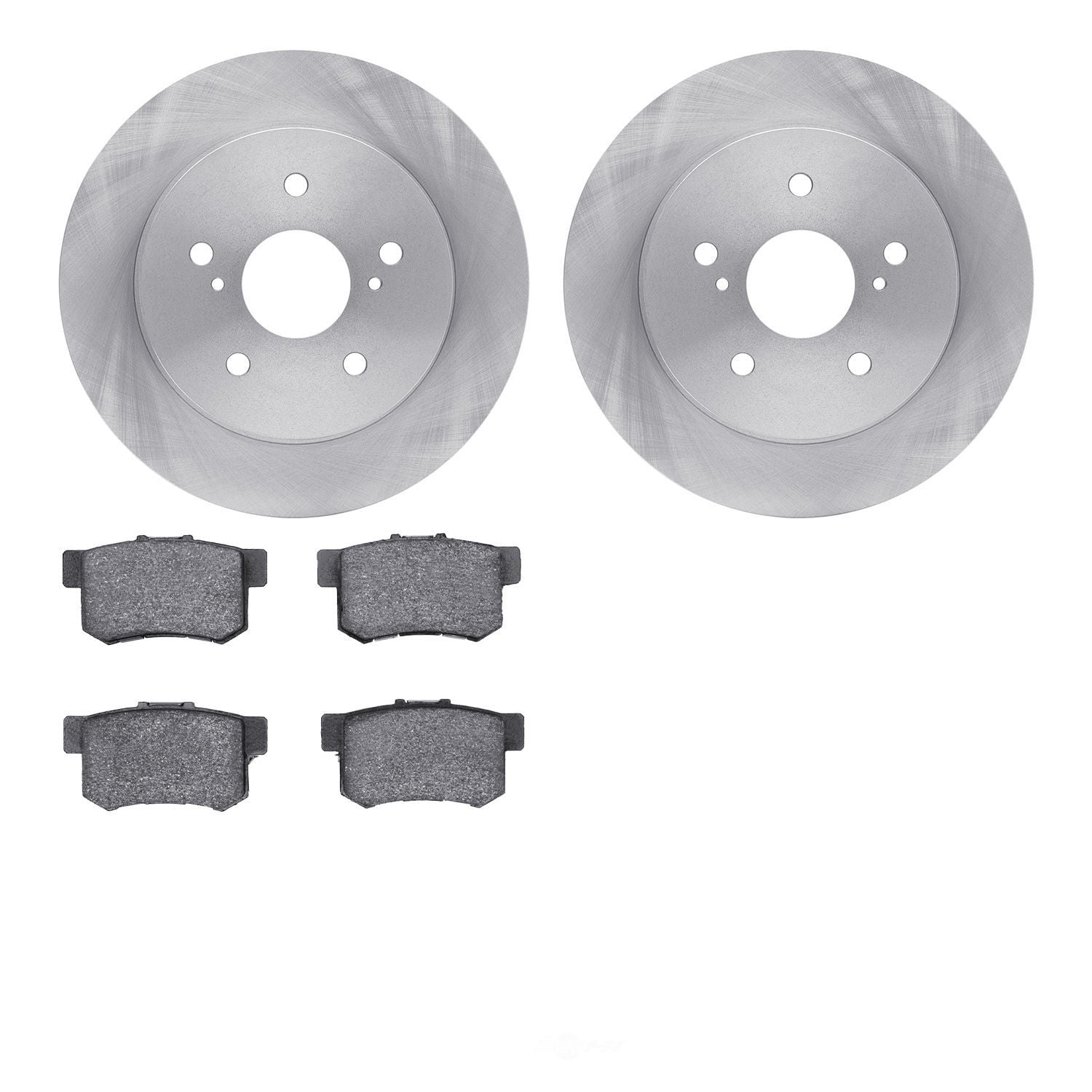 Dynamic Friction Company 6502-01038 DFC Brake Rotor with 5000 Advanced Brake Pads