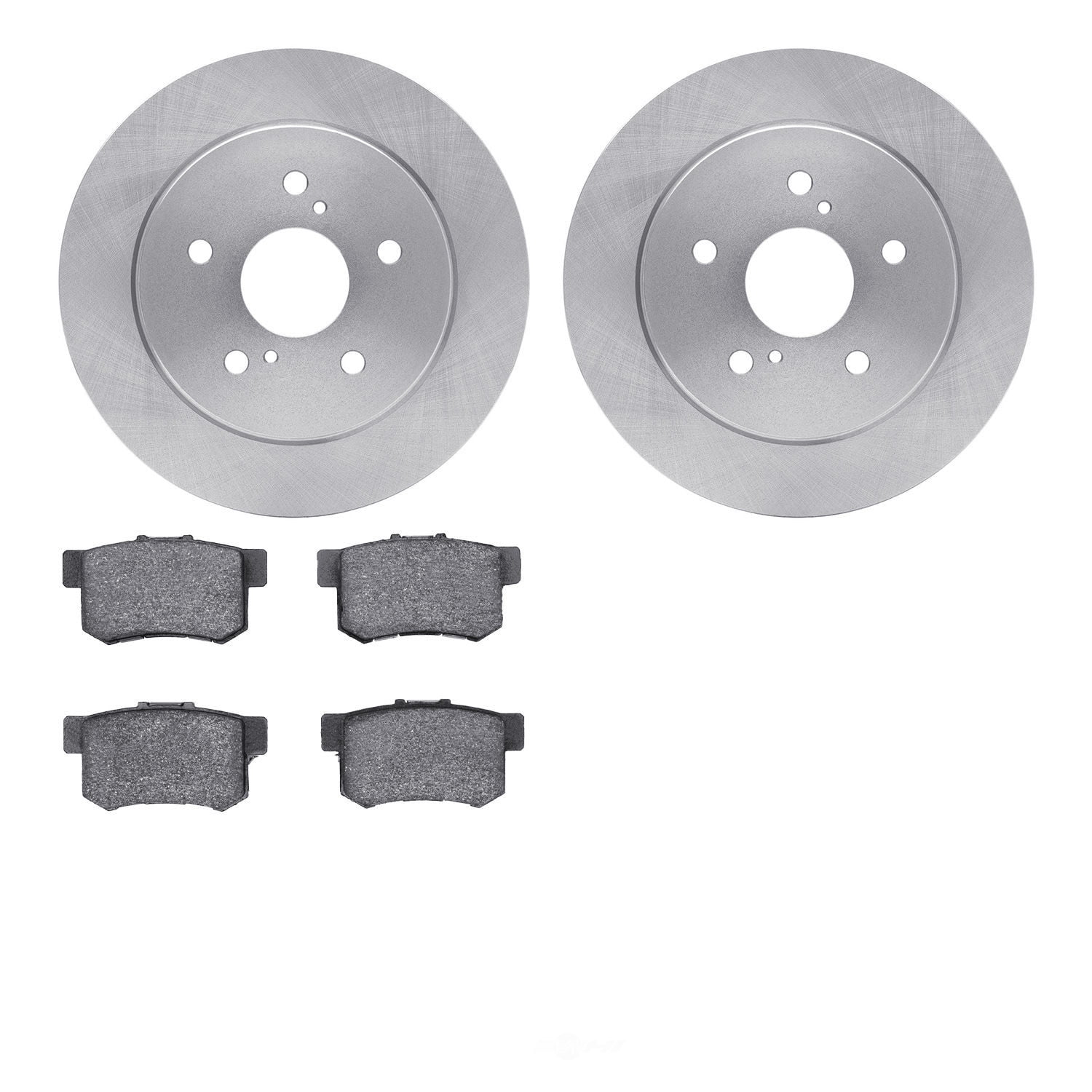 Dynamic Friction Company 6502-01041 DFC Brake Rotor with 5000 Advanced Brake Pads