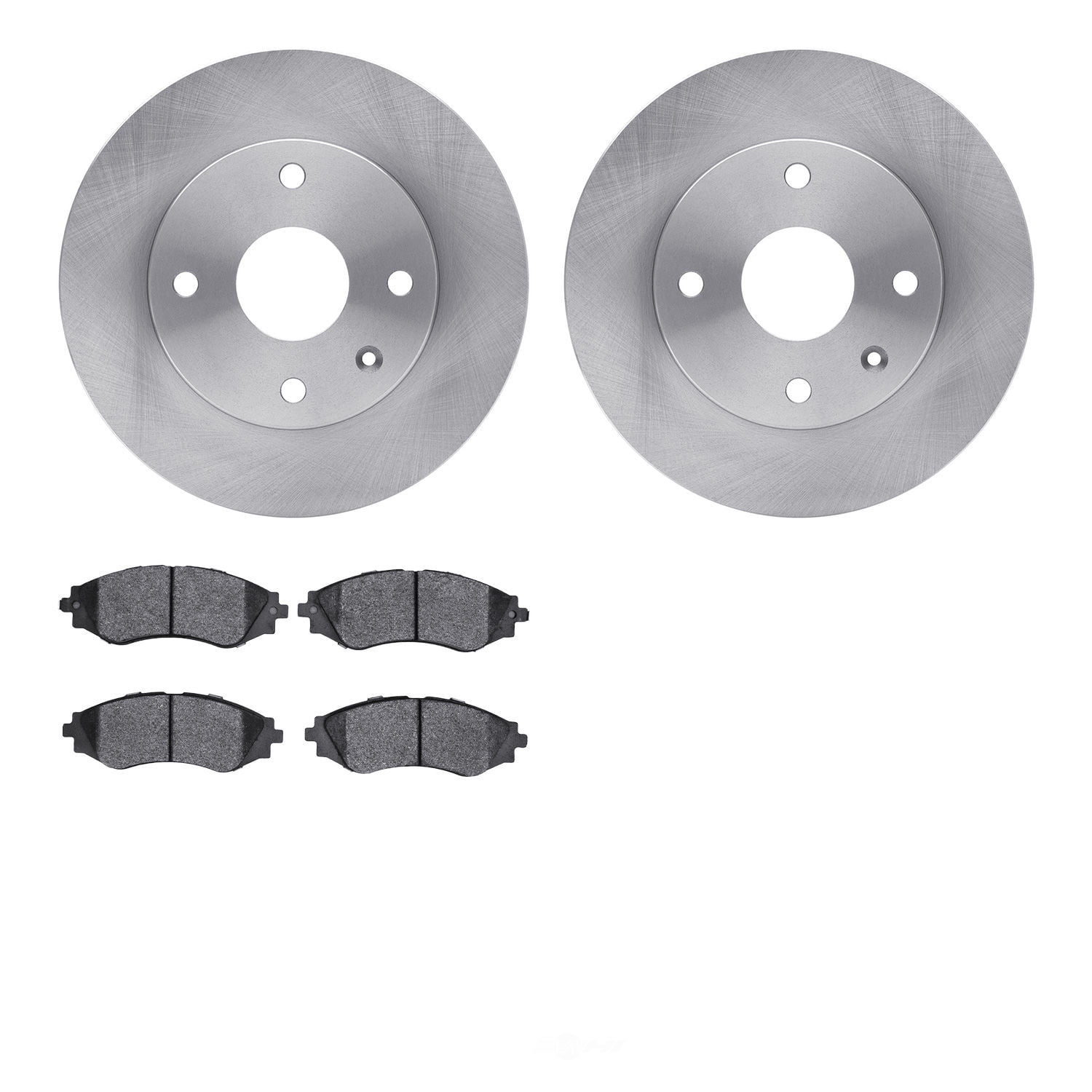 Dynamic Friction Company 6502-01053 DFC Brake Rotor with 5000 Advanced Brake Pads