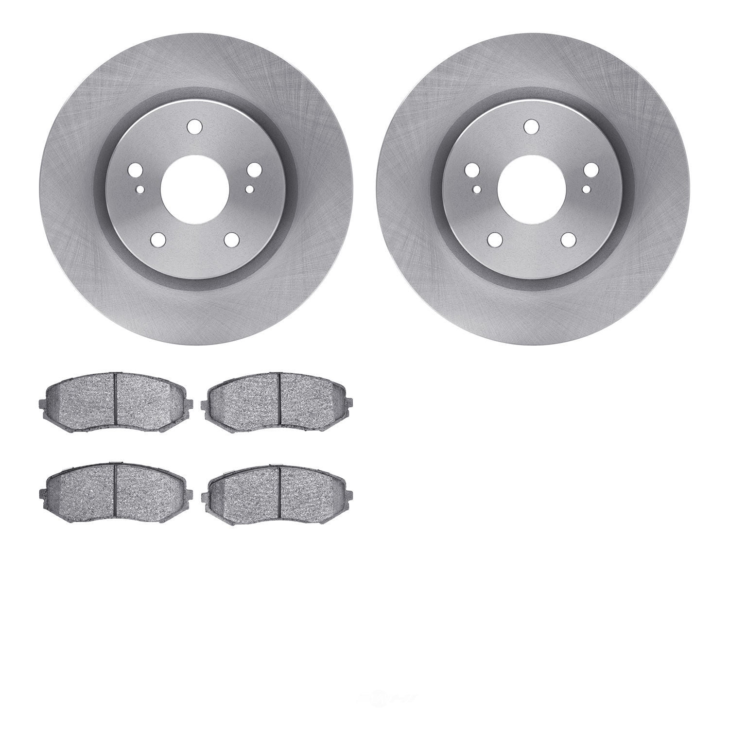 Dynamic Friction Company 6502-01071 DFC Brake Rotor with 5000 Advanced Brake Pads