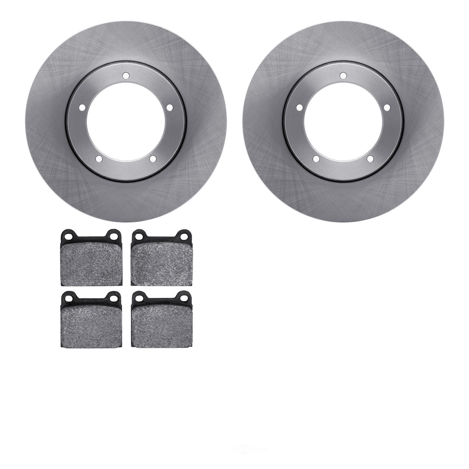 Dynamic Friction Company 6502-02010 DFC Brake Rotor with 5000 Advanced Brake Pads