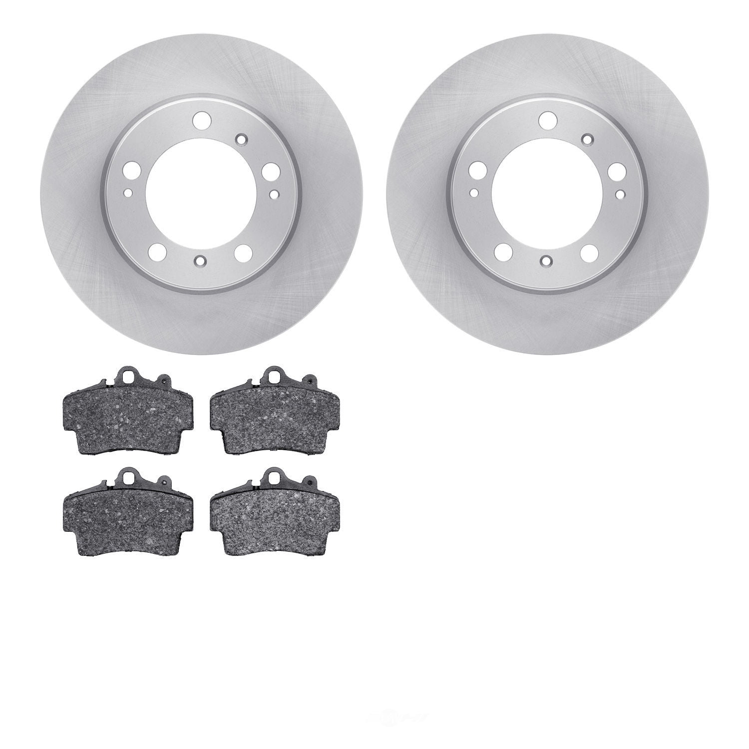 Dynamic Friction Company 6502-02106 DFC Brake Rotor with 5000 Advanced Brake Pads