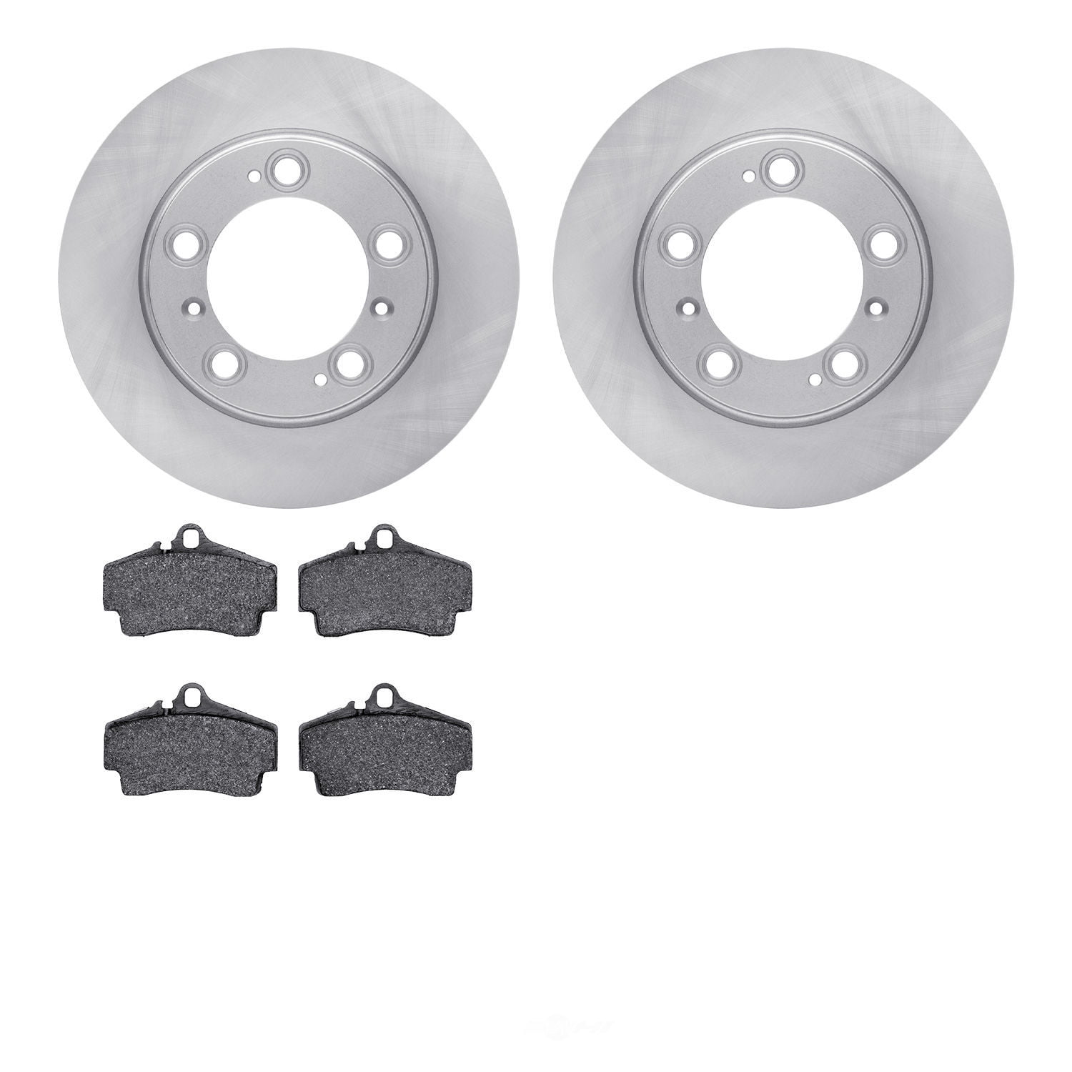 Dynamic Friction Company 6502-02109 DFC Brake Rotor with 5000 Advanced Brake Pads