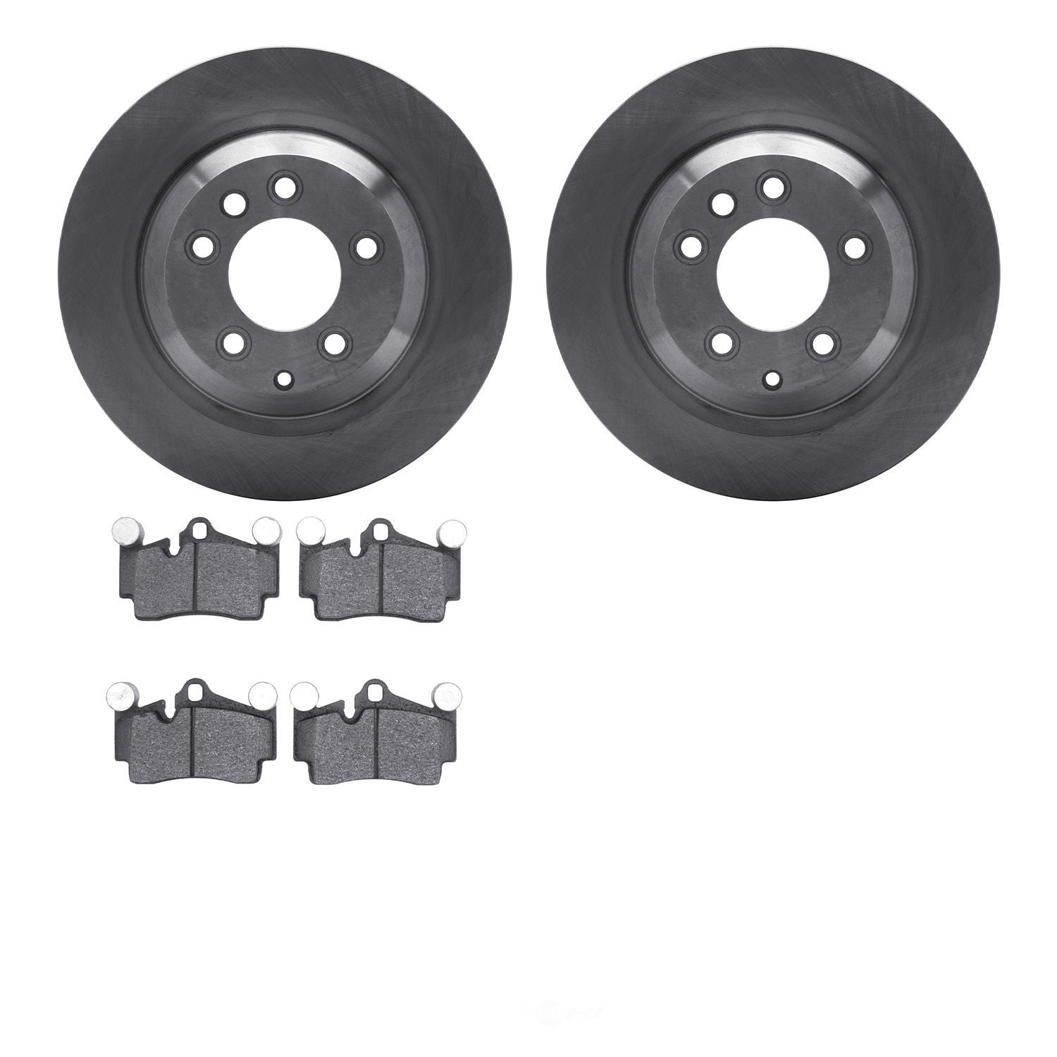 Dynamic Friction Company 6502-02193 DFC Brake Rotor with 5000 Advanced Brake Pads