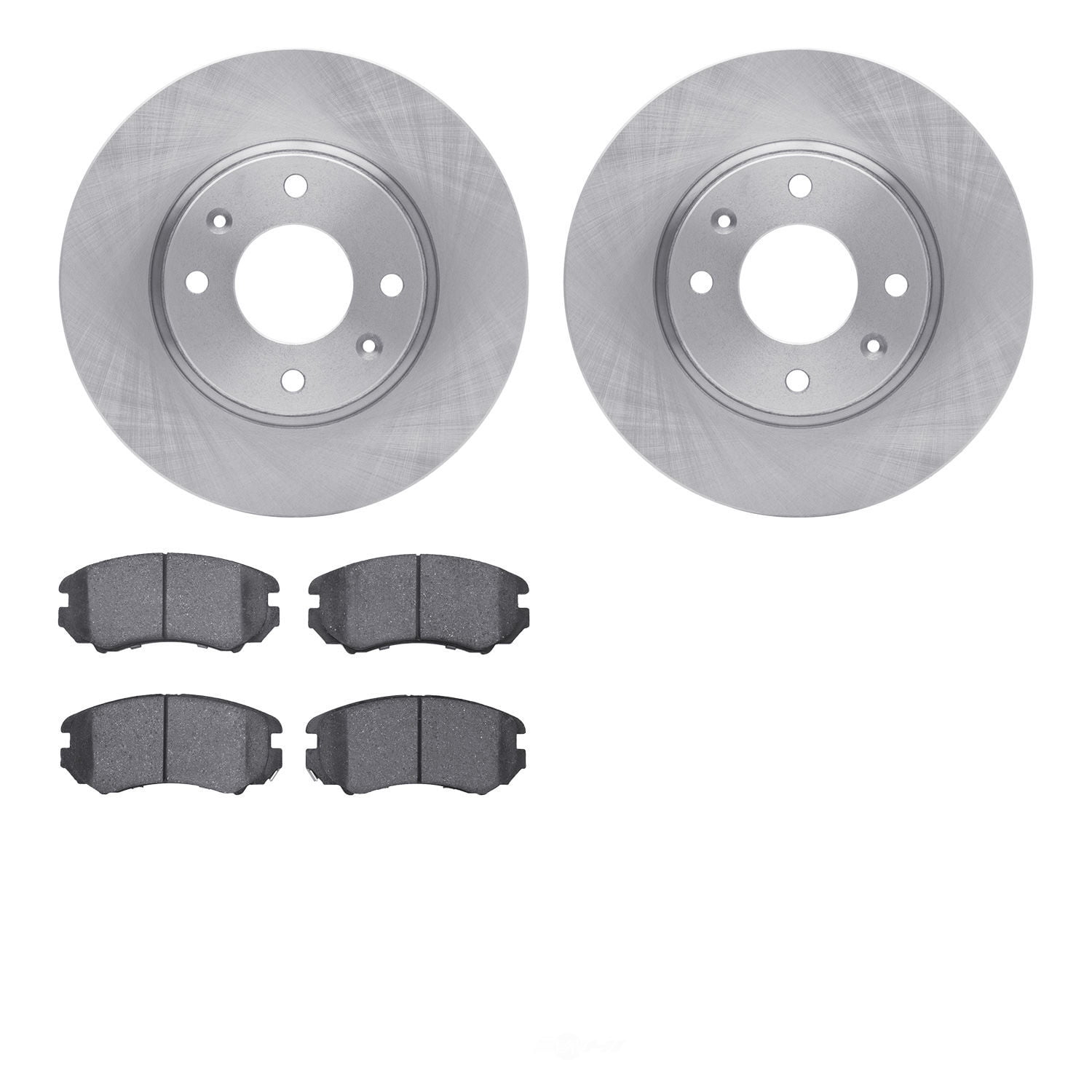 Dynamic Friction Company 6502-03096 DFC Brake Rotor with 5000 Advanced Brake Pads