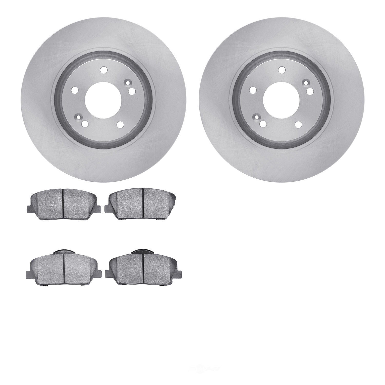 Dynamic Friction Company 6502-03117 DFC Brake Rotor with 5000 Advanced Brake Pads