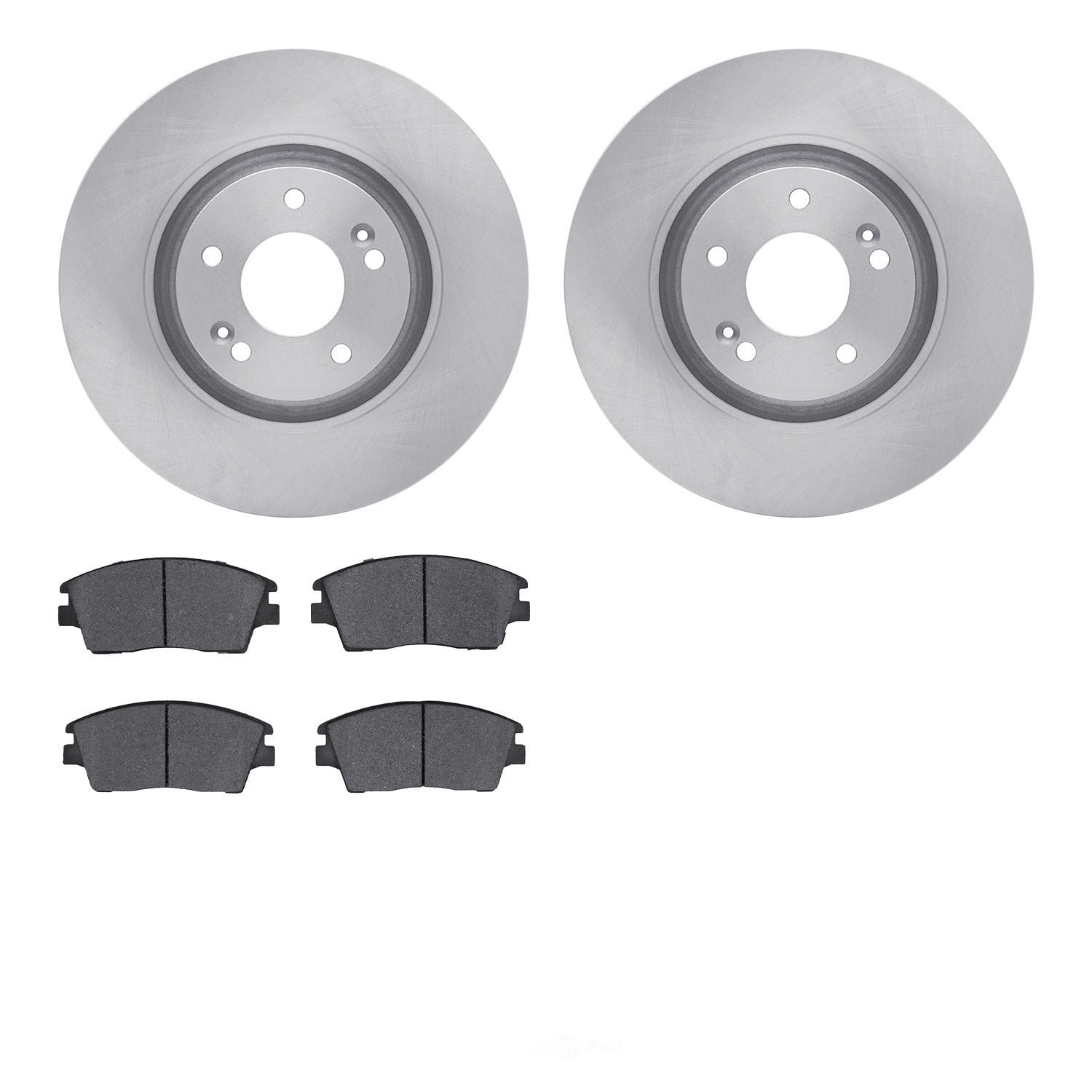 Dynamic Friction Company 6502-03119 DFC Brake Rotor with 5000 Advanced Brake Pads