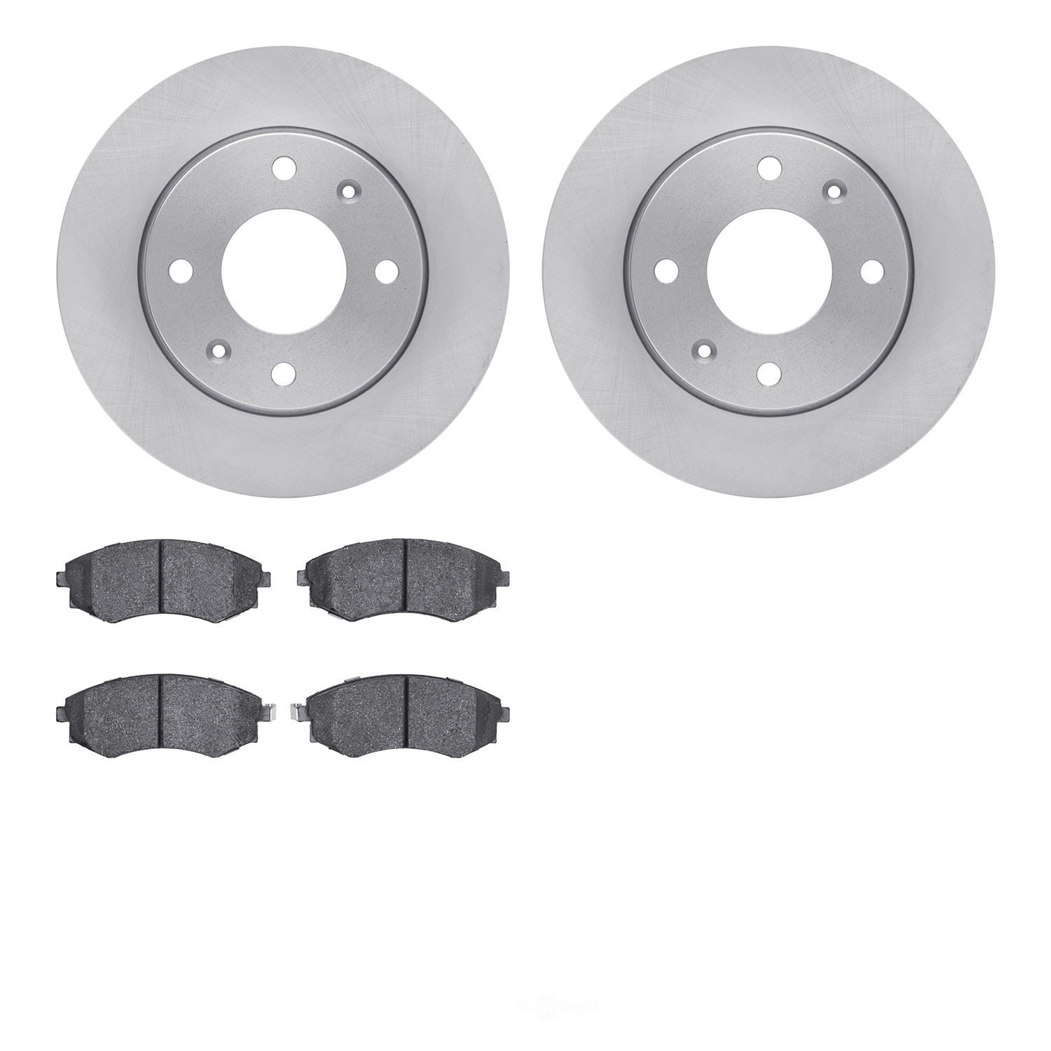 Dynamic Friction Company 6502-03182 DFC Brake Rotor with 5000 Advanced Brake Pads