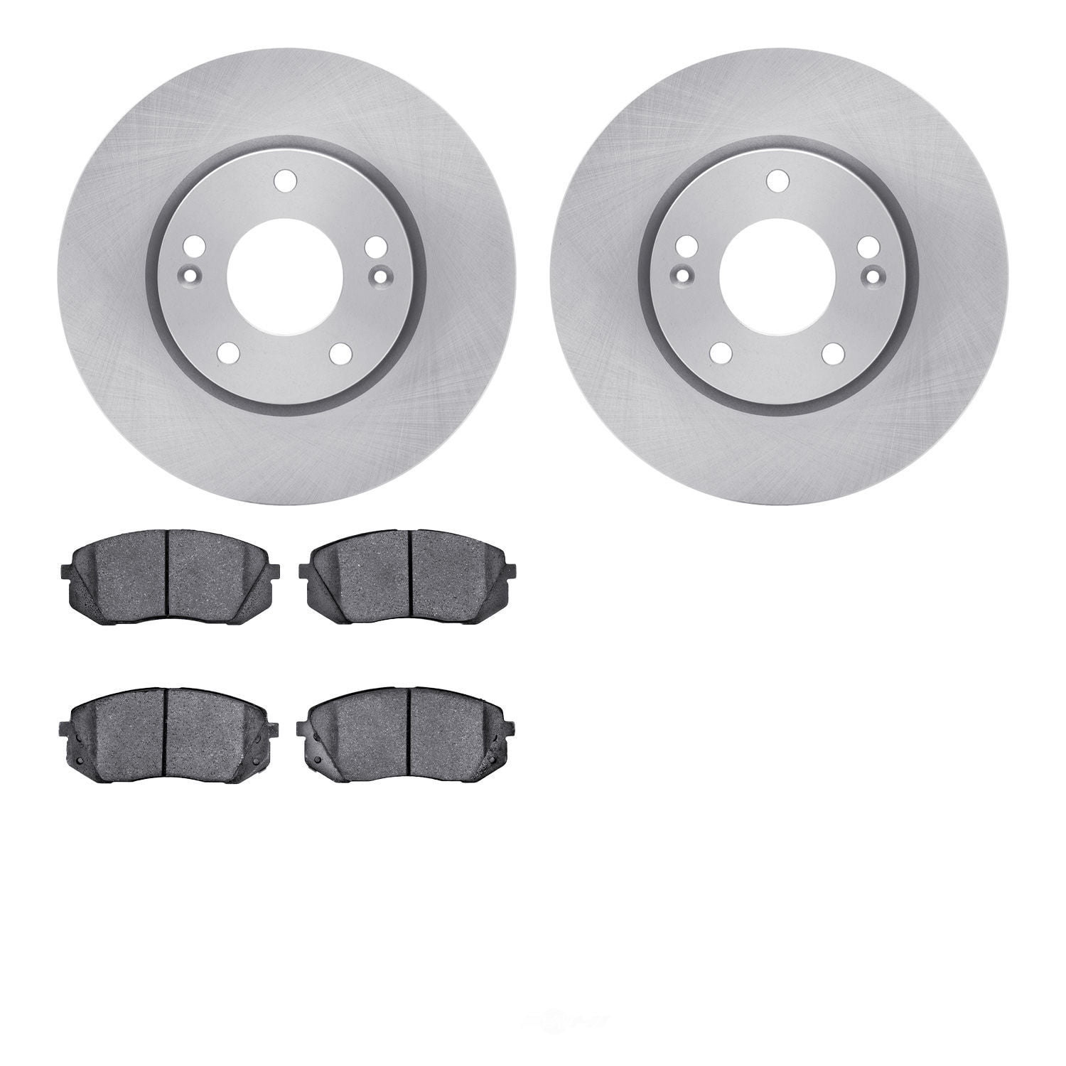 Dynamic Friction Company 6502-03196 DFC Brake Rotor with 5000 Advanced Brake Pads