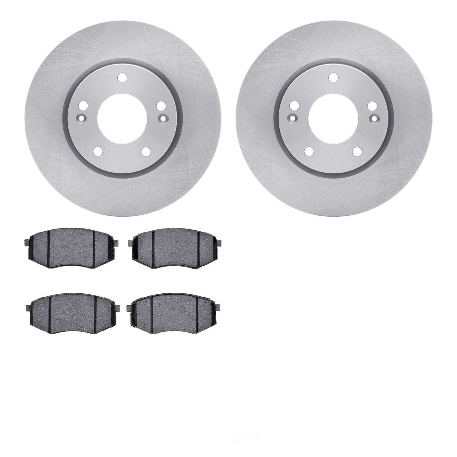 Dynamic Friction Company 6502-03198 DFC Brake Rotor with 5000 Advanced Brake Pads