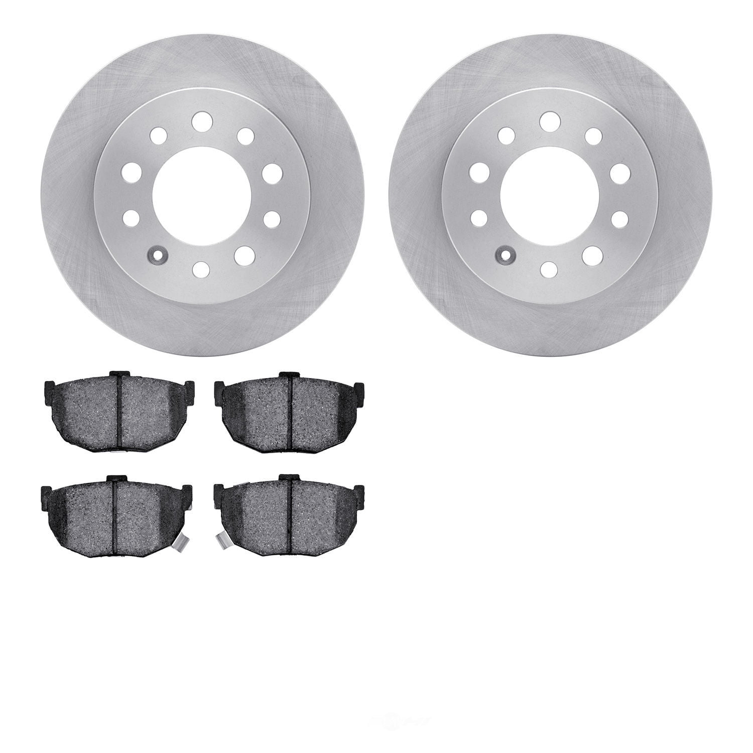 Dynamic Friction Company 6502-03201 DFC Brake Rotor with 5000 Advanced Brake Pads