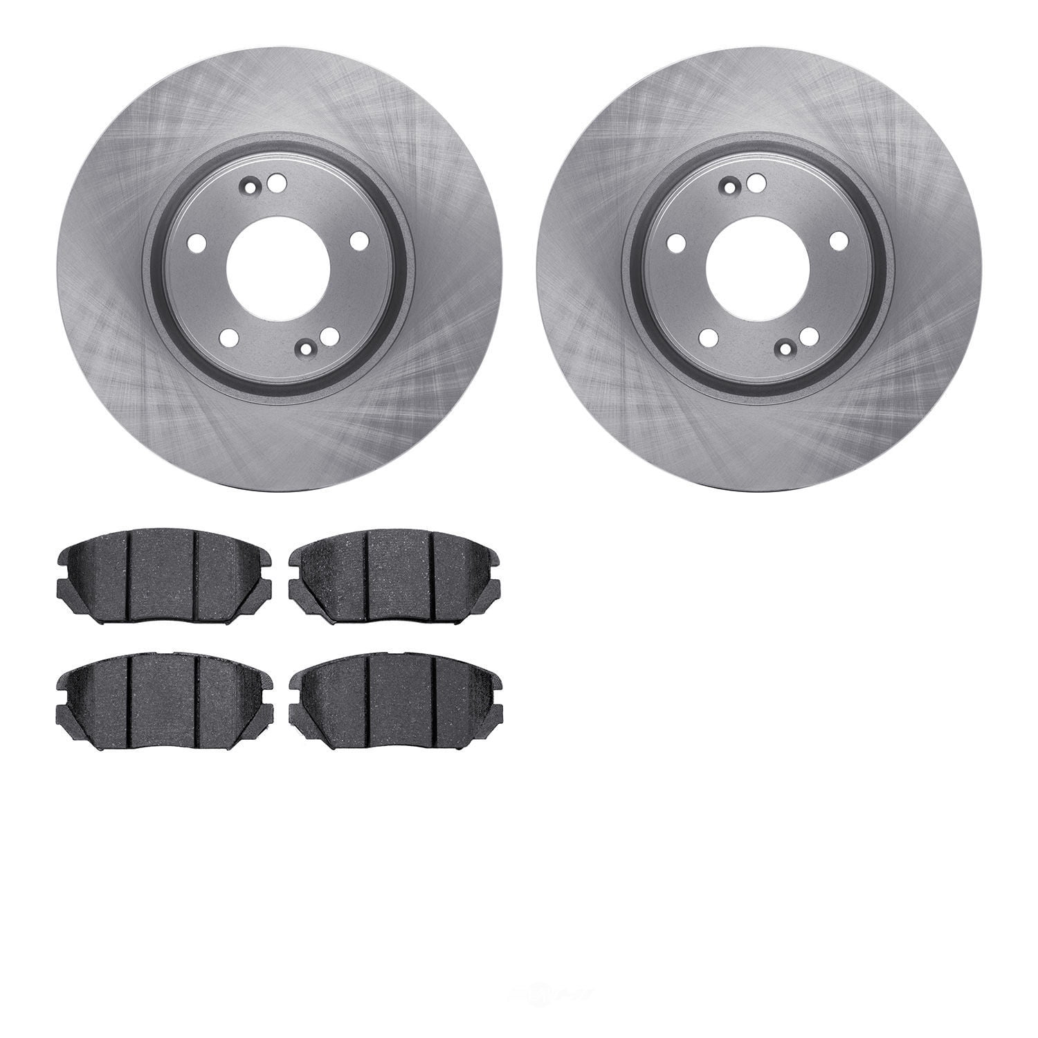 Dynamic Friction Company 6502-03213 DFC Brake Rotor with 5000 Advanced Brake Pads