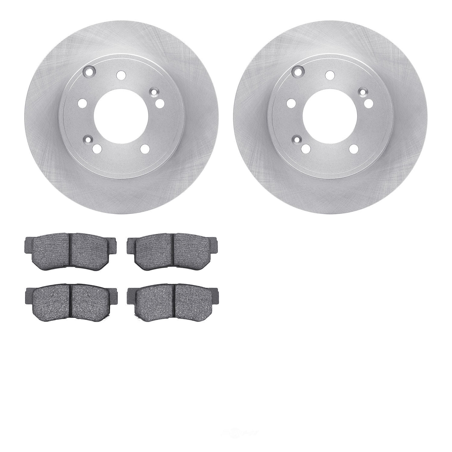 Dynamic Friction Company 6502-03249 DFC Brake Rotor with 5000 Advanced Brake Pads