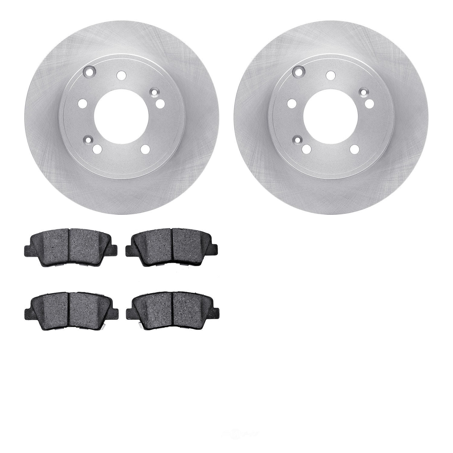 Dynamic Friction Company 6502-03252 DFC Brake Rotor with 5000 Advanced Brake Pads