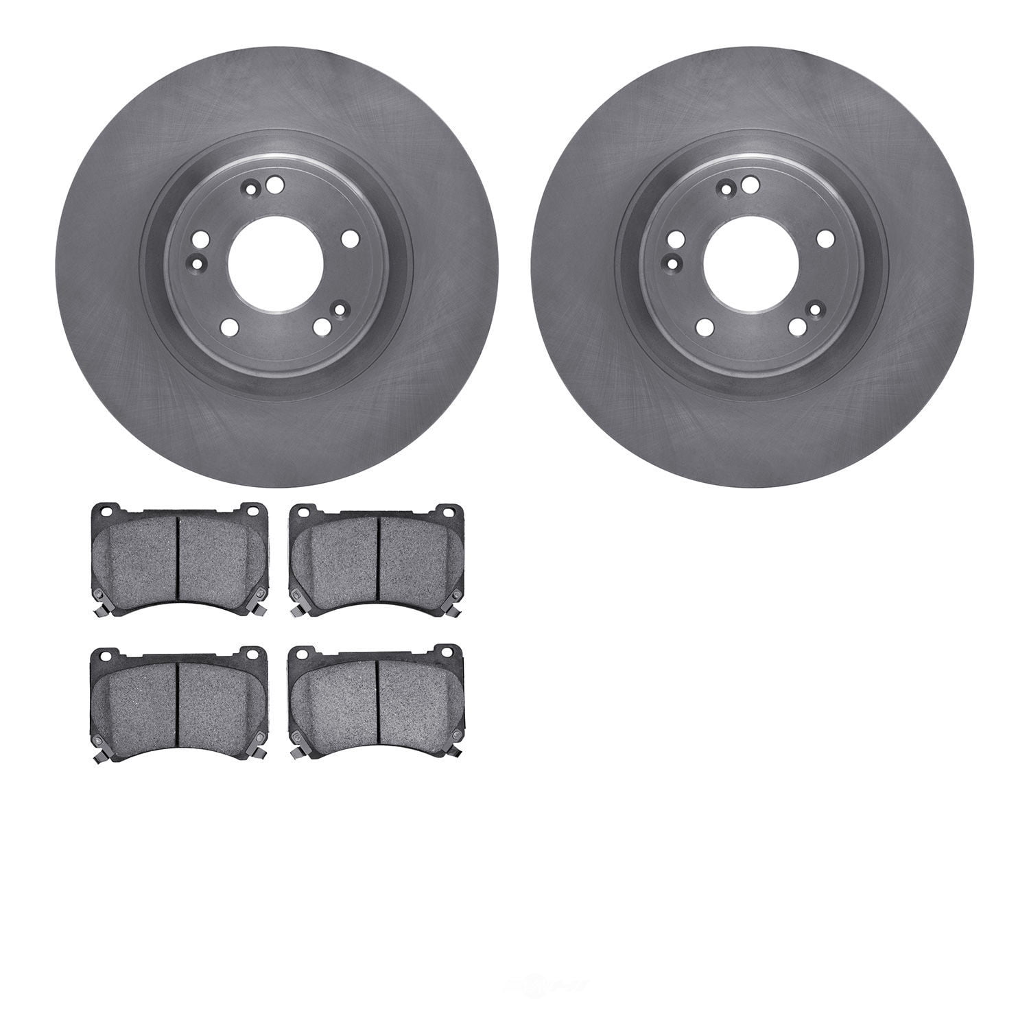 Dynamic Friction Company 6502-03273 DFC Brake Rotor with 5000 Advanced Brake Pads