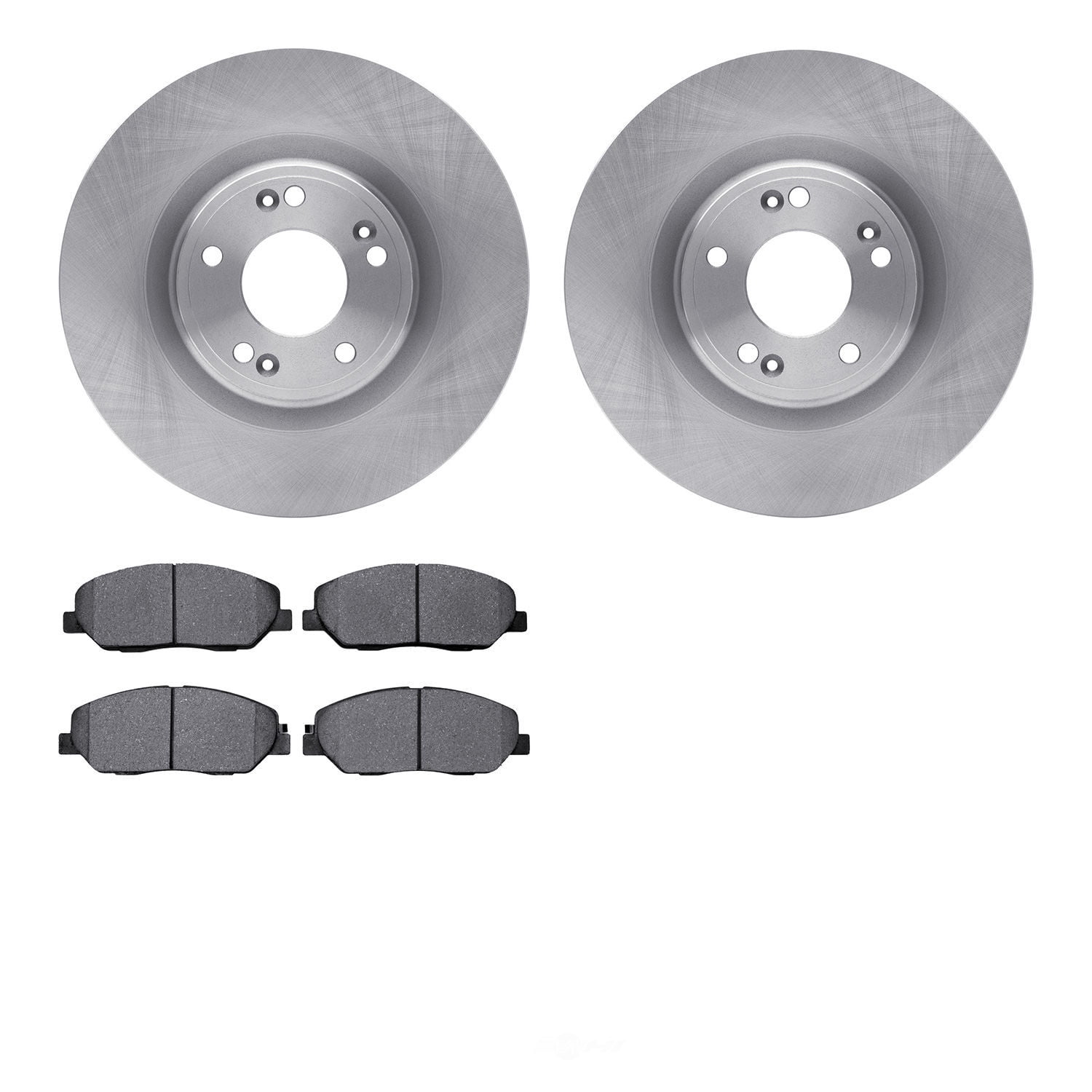 Dynamic Friction Company 6502-03282 DFC Brake Rotor with 5000 Advanced Brake Pads